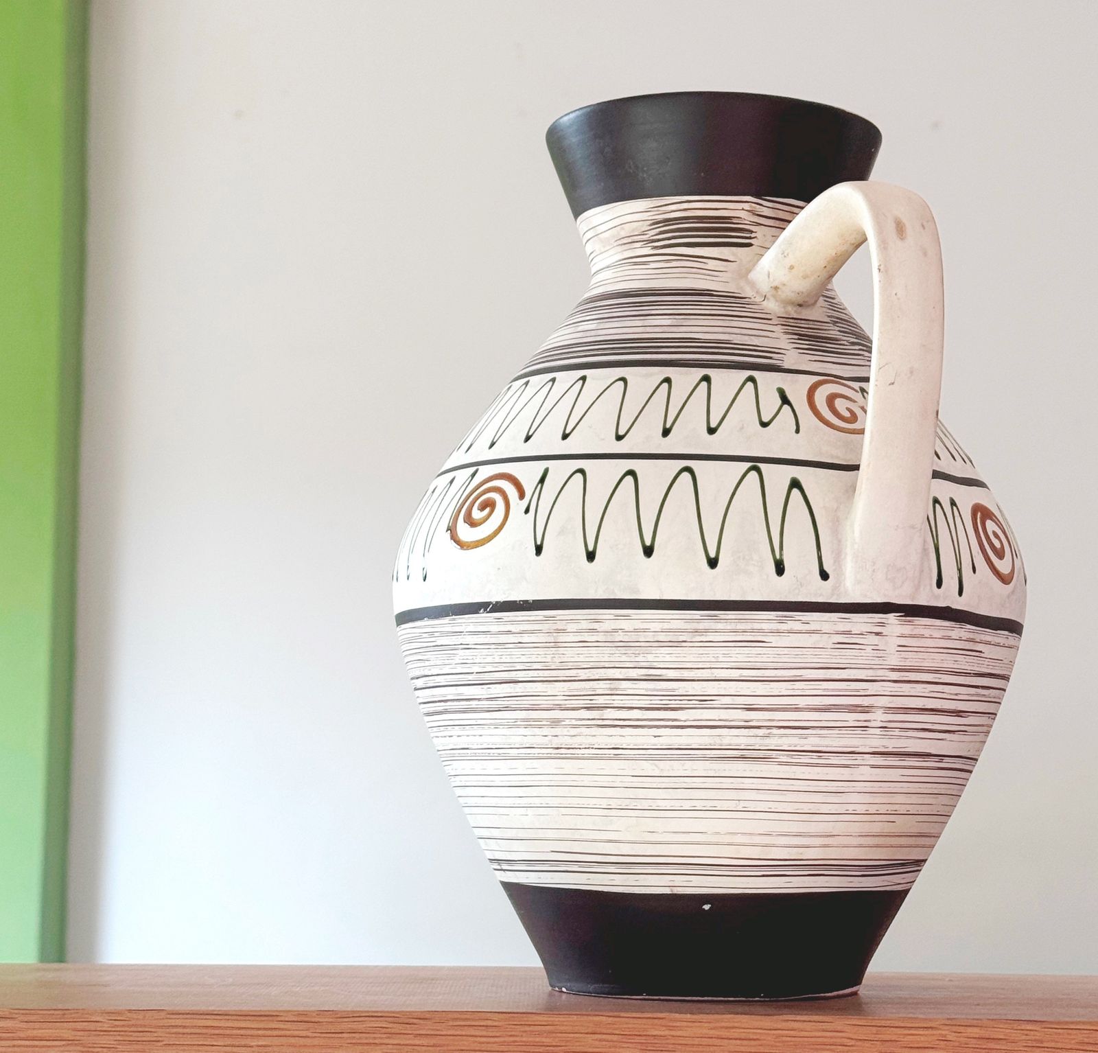 Original Mid Century West Germany Pottery Vase  Carstens Tonnieshof 1510 29 photo Home Decor
