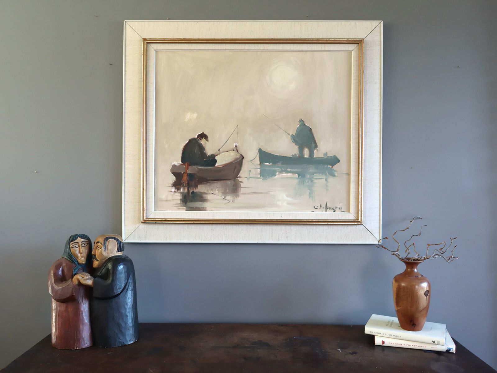 Moments Between Casts In Oil Onto Canvas photo furniture