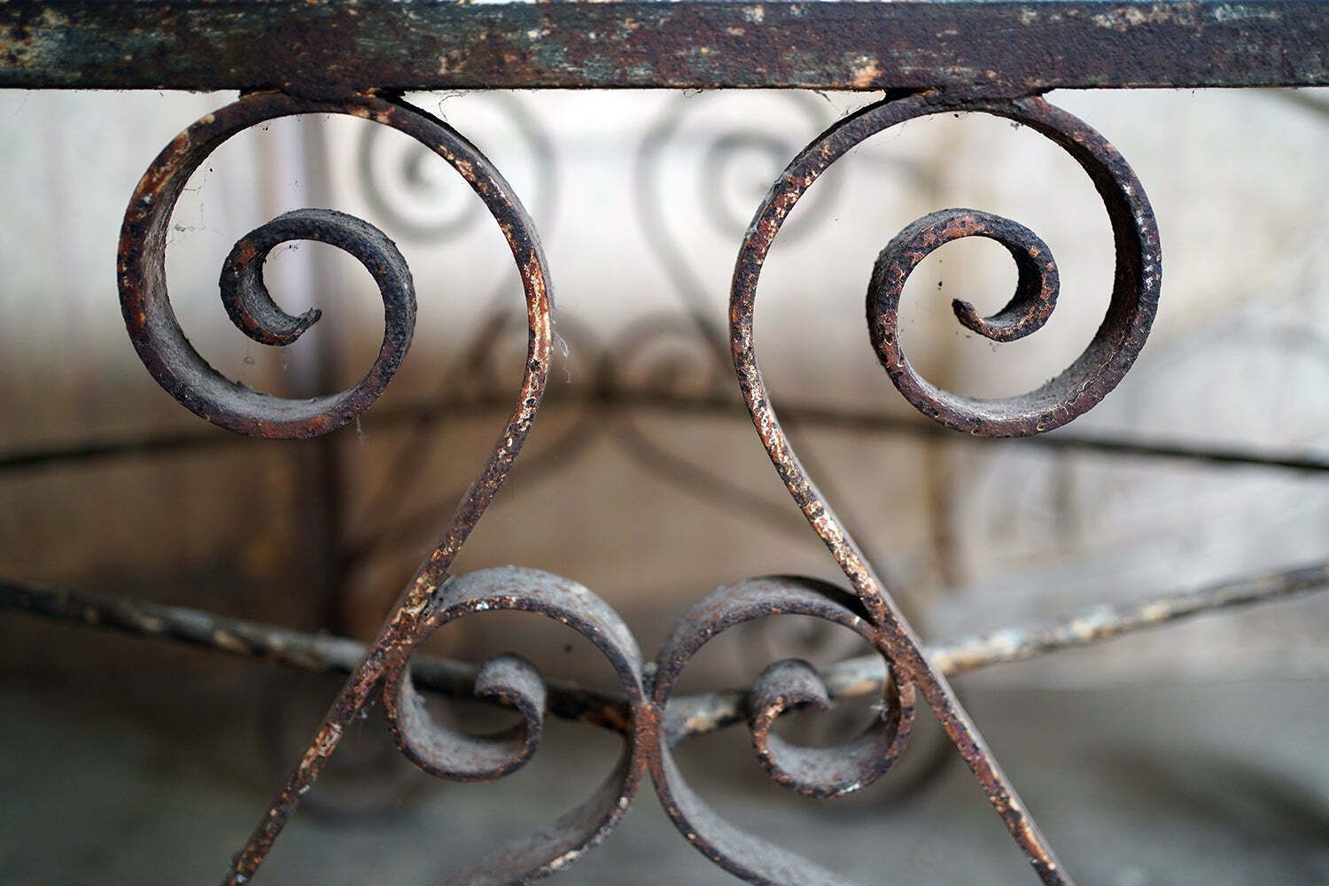 A Late 19thc French Iron & Marble Pâtisserie Table photo 1950.0