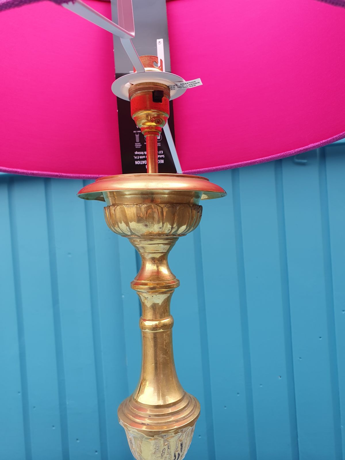 Early 20th Century Pair Of Baroque Style Brass Candlesticks photo for sale