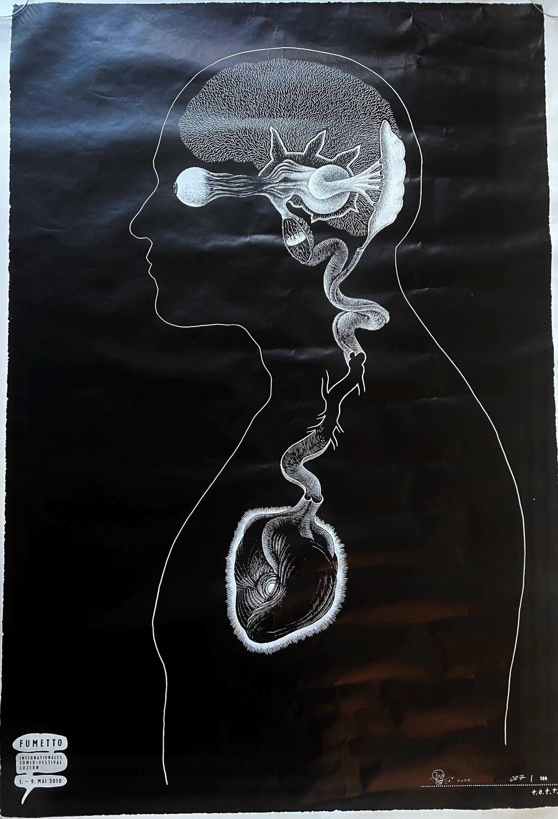 Thomas Ott Limited Edition Poster For Fumetto International Comix Festival Luzern photo 481.0