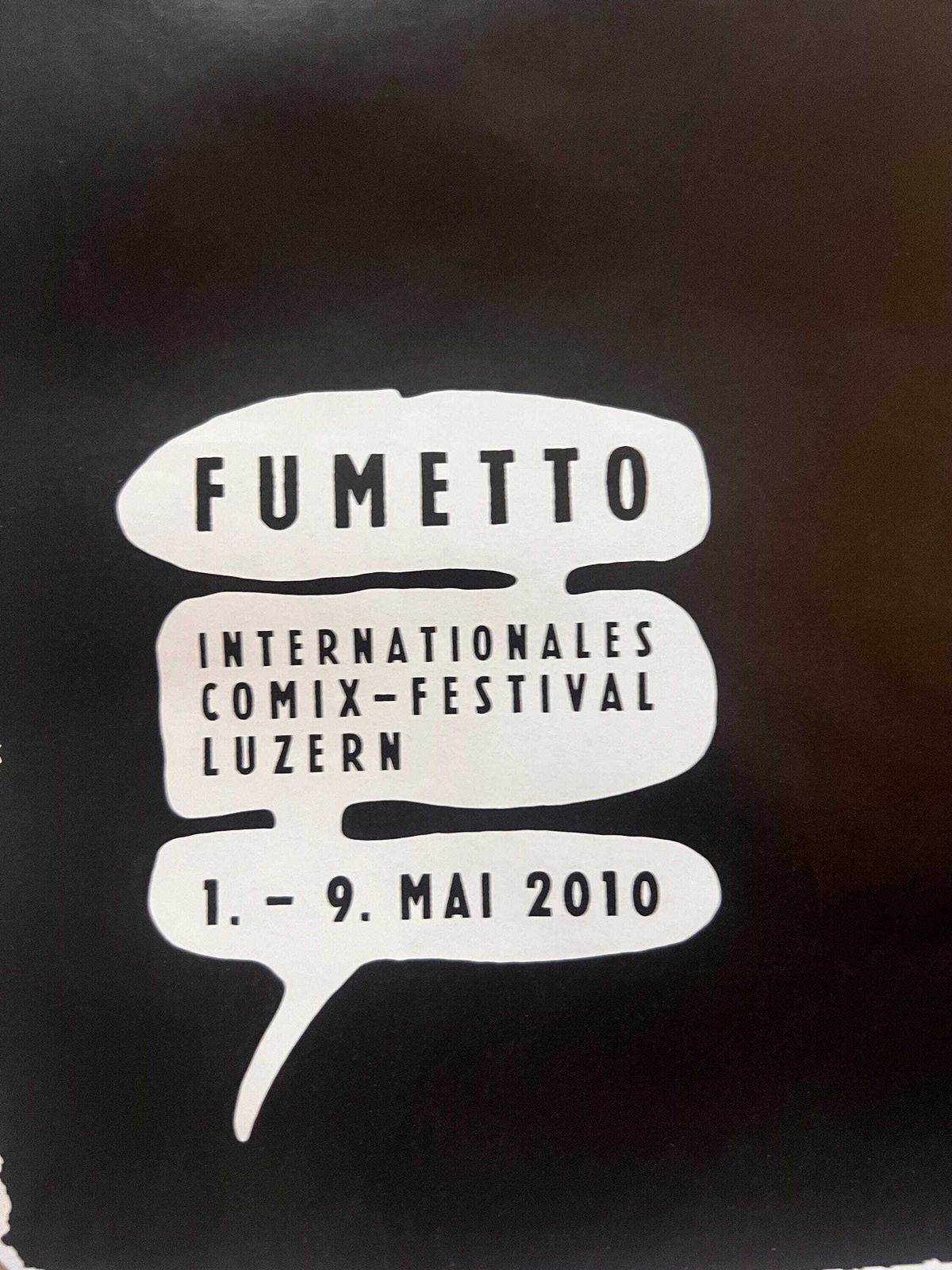 Thomas Ott Limited Edition Poster For Fumetto International Comix Festival Luzern photo buy