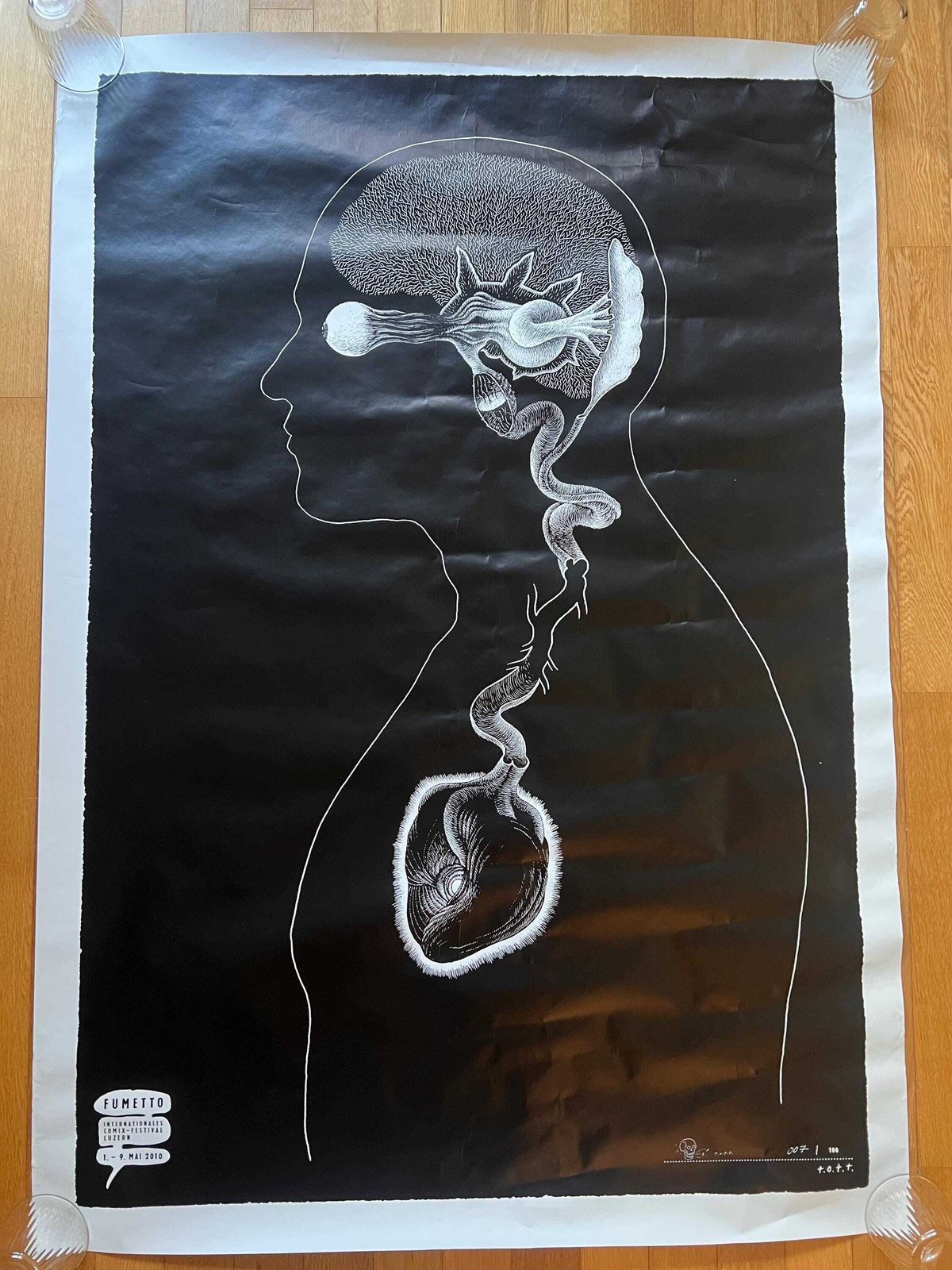 photo for sale Thomas Ott Limited Edition Poster For Fumetto International Comix Festival Luzern