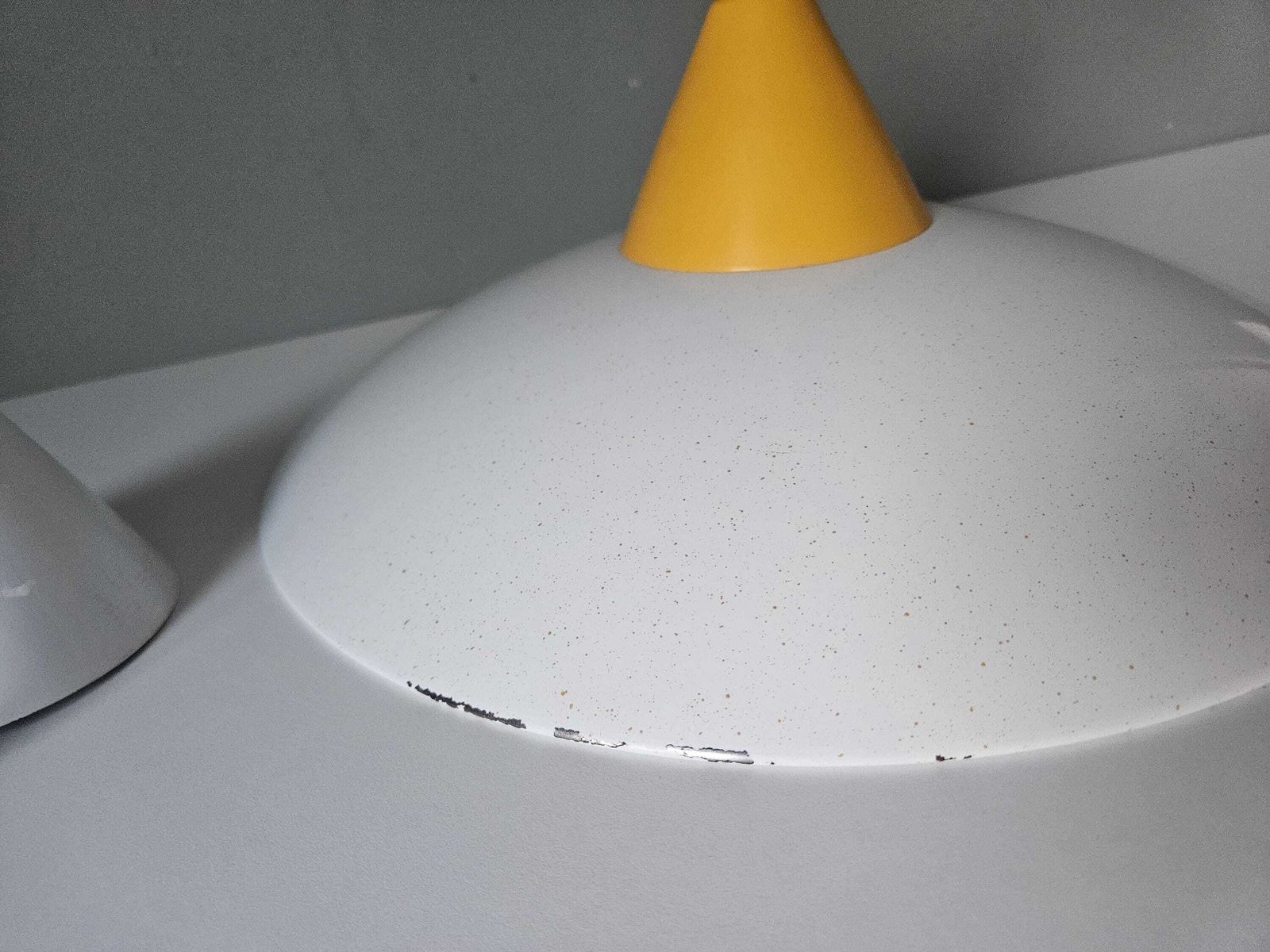 1 Of 2/ Vintage Modernist Pendant Lamp / Scandinavian Style Ceiling Light / Sijaj Hrastnik photo 126.0