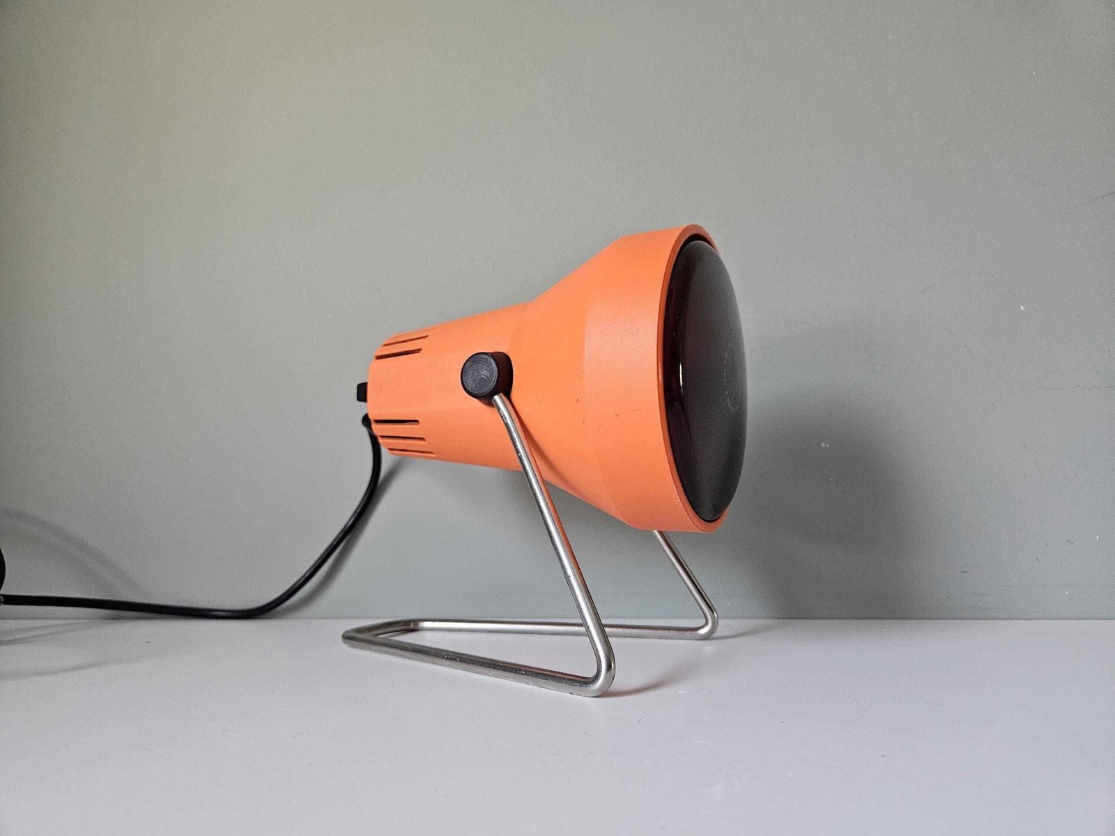 Vintage Infra Red Lamp, 60's Osram Table Lamp, Desk Lamp, Infra Red Heath Light, Retro Light, Space Age Lamp, Mid Century Lamp, Mcm Lamp photo 130.0