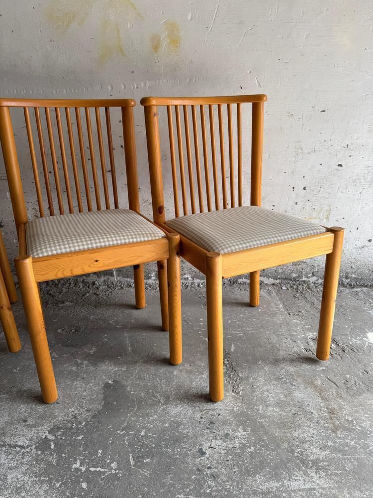 Scandinavian Dining Chairs In Light Wood, Set Of 4 photo furniture