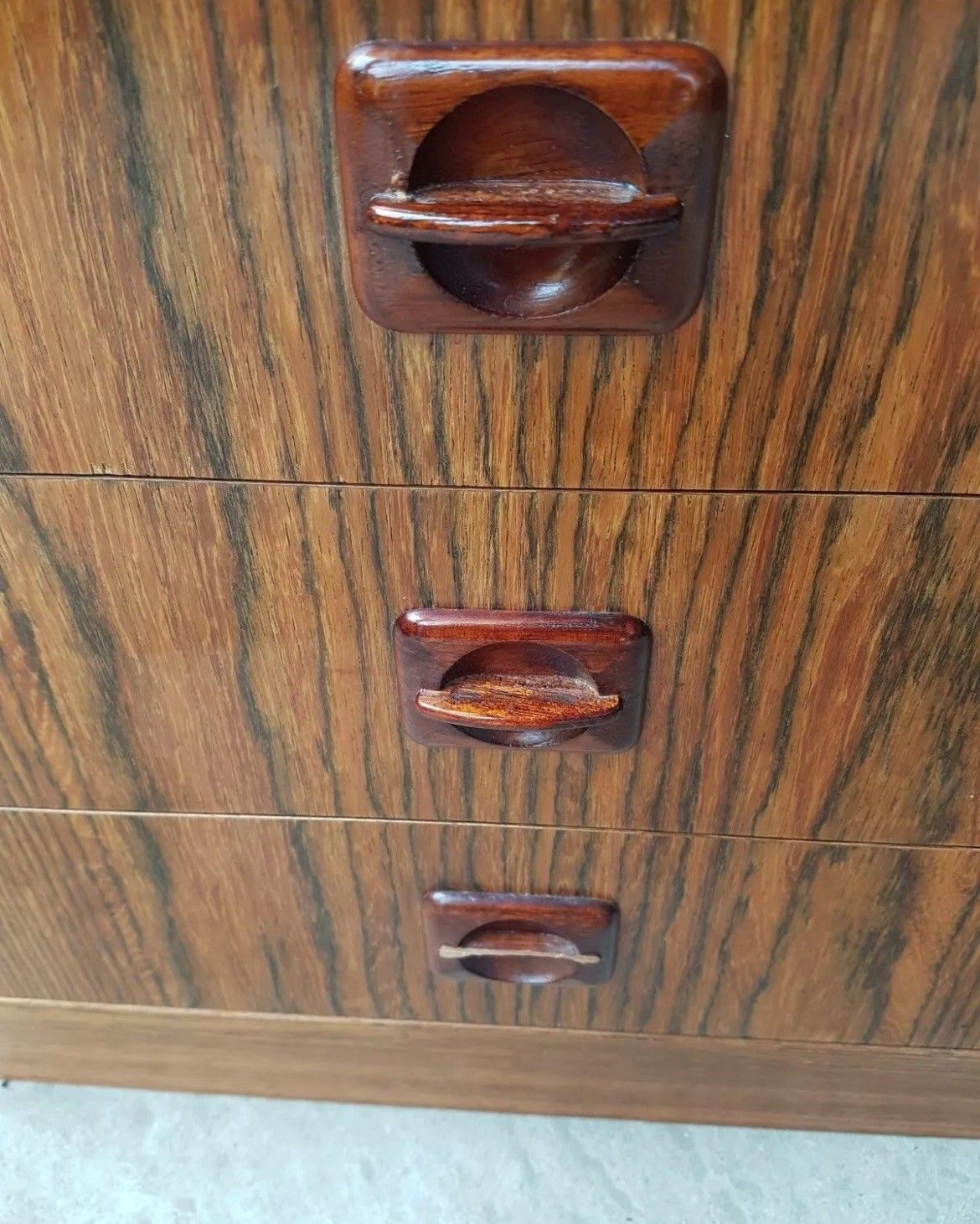 Mid Century Danish Rosewood Compact Chest Of Drawers Bedside photo 234.6