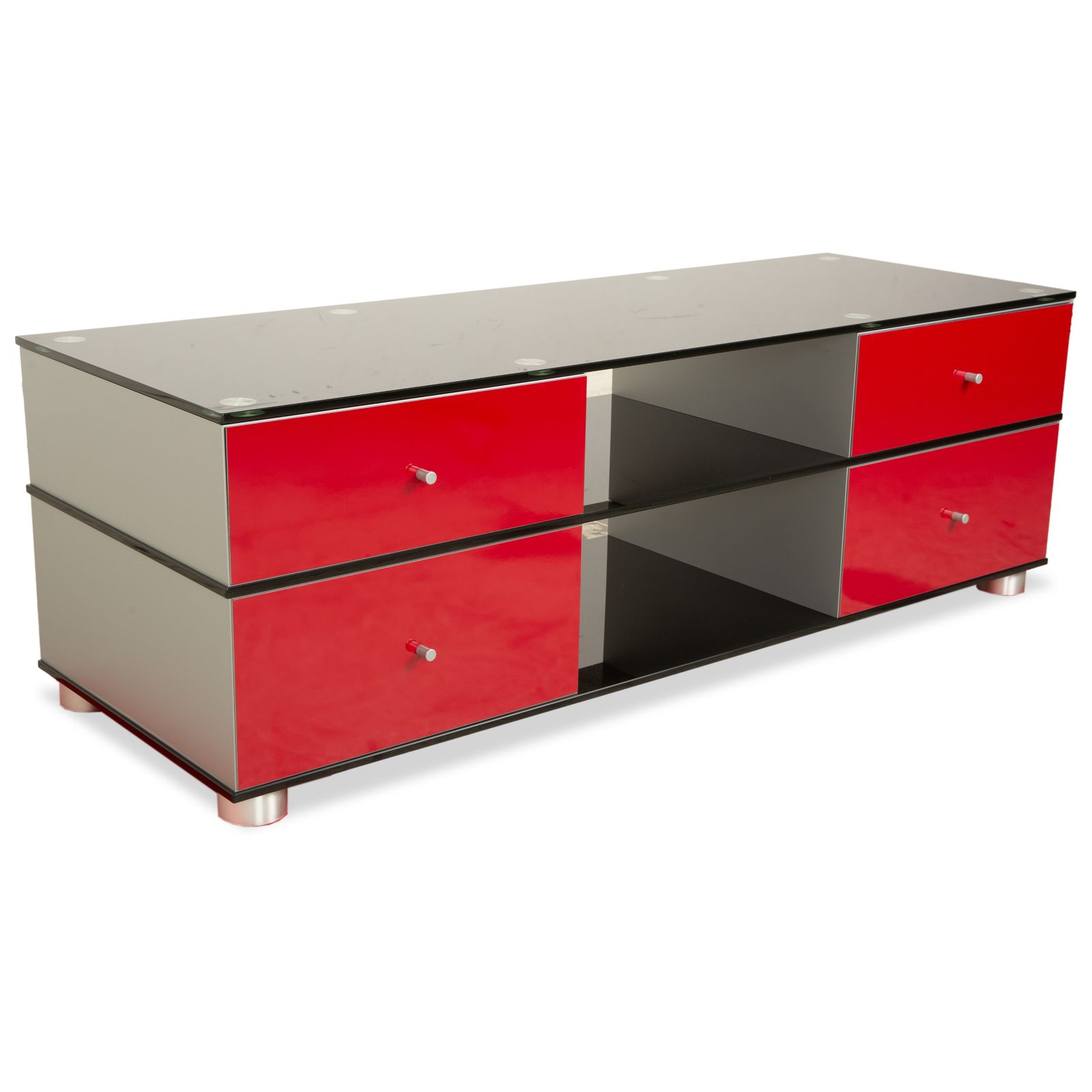 Spectral Cl 1552 Glass Sideboard Red Hifi photo for sale