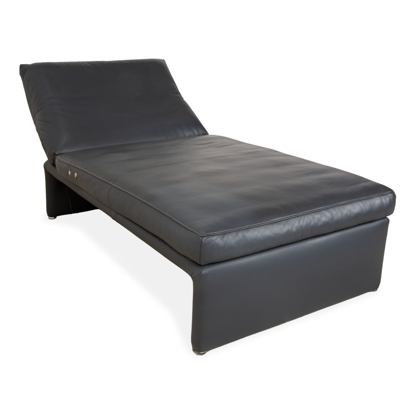 Koinor Raoul Leather Lounger Dark Grey Anthracite Electric Function photo for sale