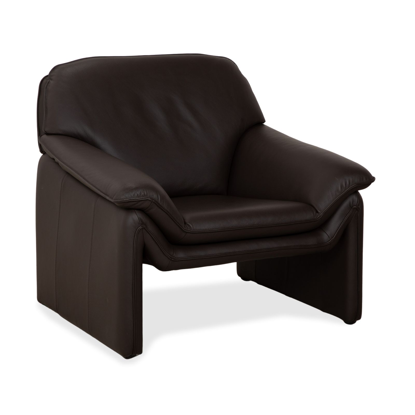 Laauser Atlanta Leather Armchair Brown