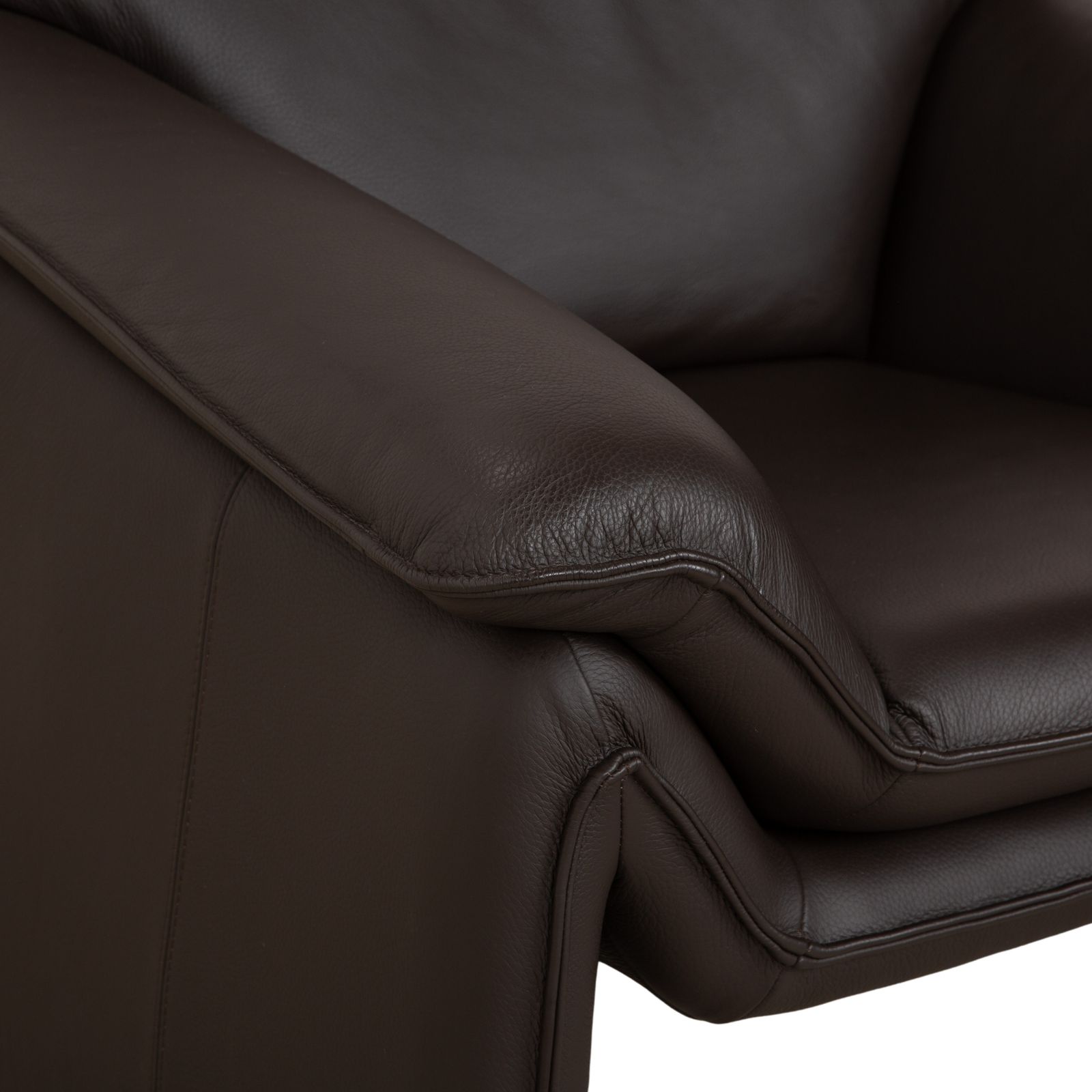 Laauser Atlanta Leather Armchair Brown photo Furniture