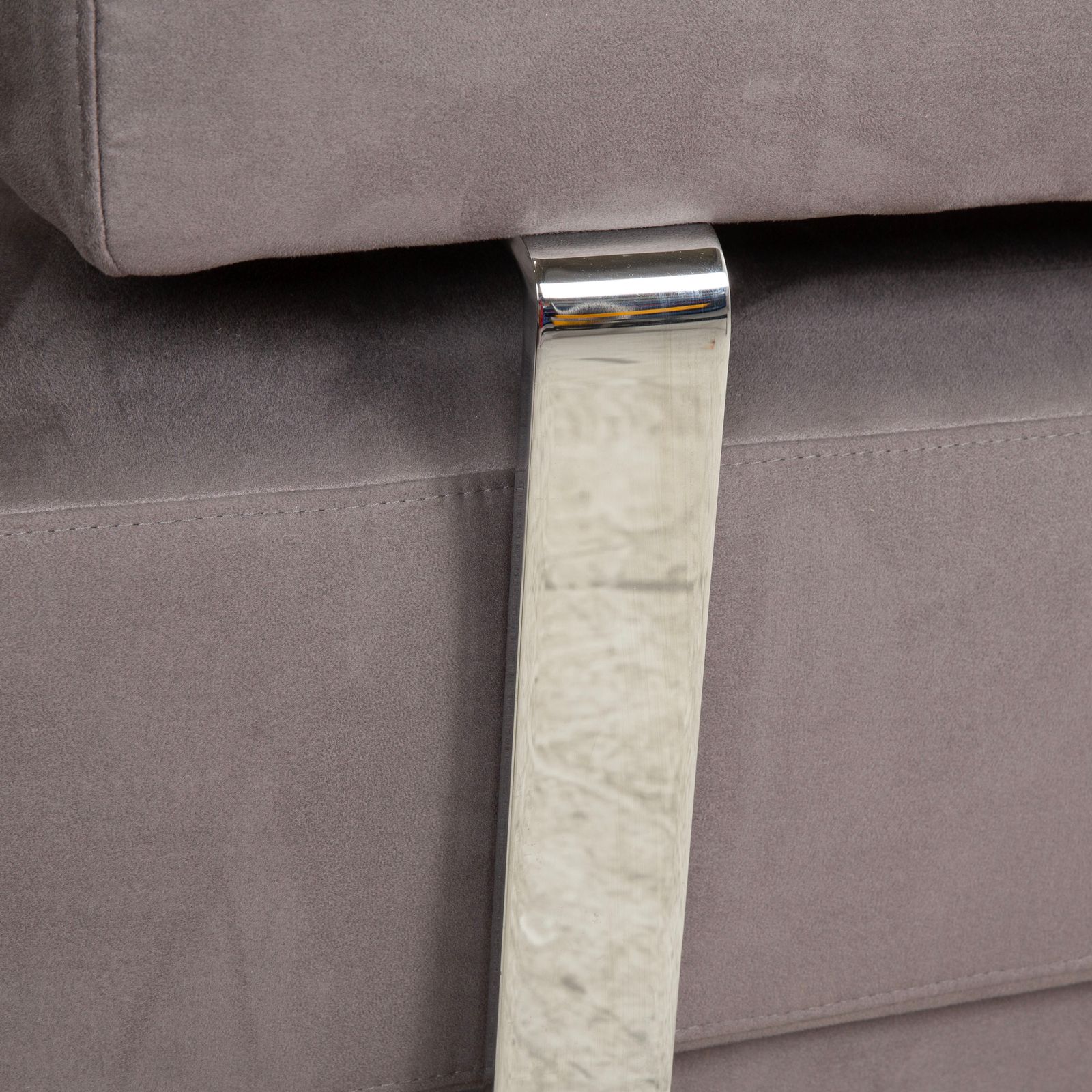 Canapé d'angle Ewald Schillig Brand Face en velours gris beige photo 2570.0
