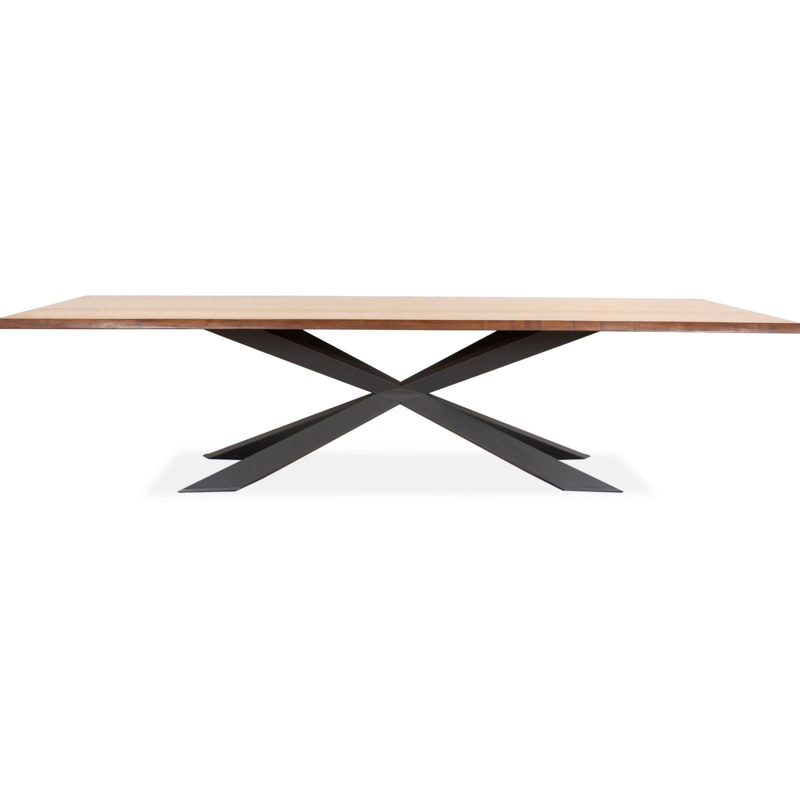 Furniture Cattelan Italia Spyder Wooden Dining Table, Brown Anthracite, 300 X 120 Cm photo