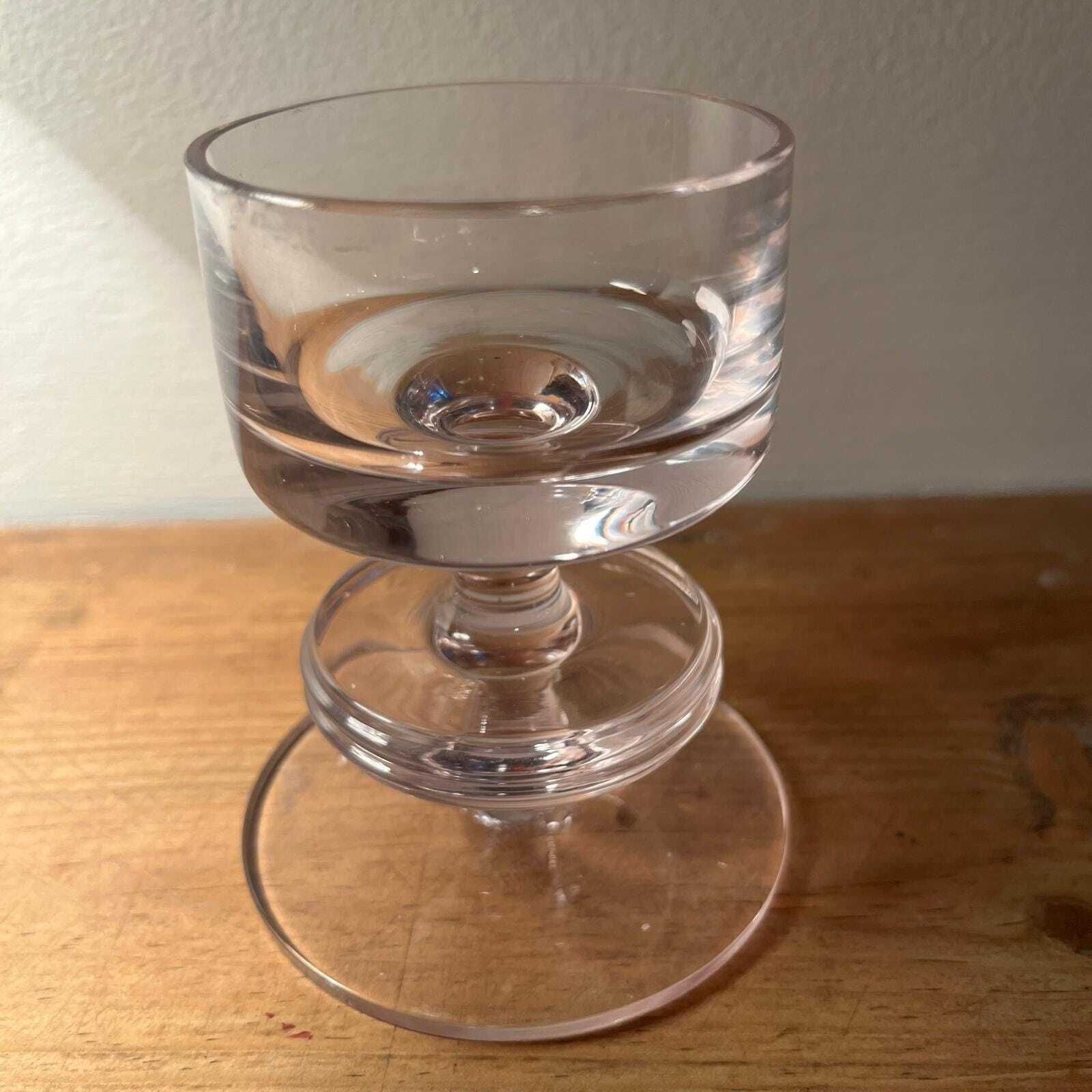 Wedgewood Sheringham 1 Disc Vintage Glass Candle Stick Holder photo 125.0