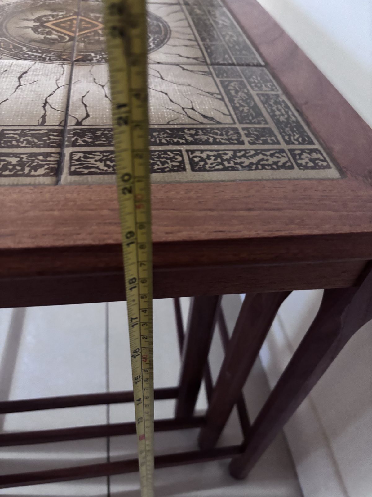 Furniture Stunning Nest Of Mid Century Side Tables photo
