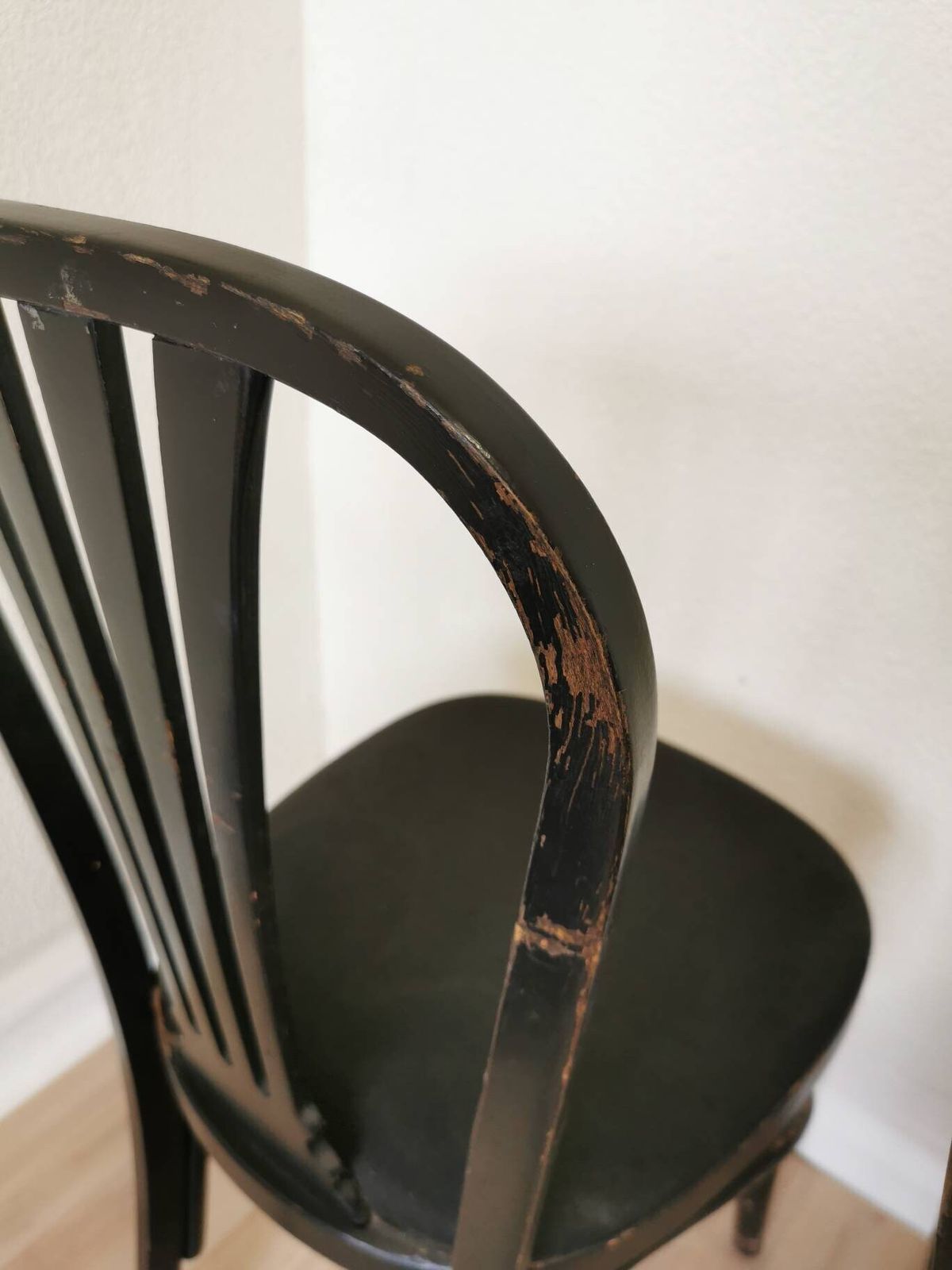 Vintage Stol Kamnik Black Dining Chair: 1970s Yugoslavian Mid Century Modern Set Of 6 photo Furniture