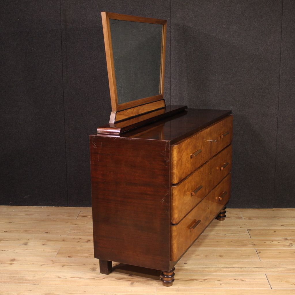 Italian Chest Of Drawers With Mirror From The 1960s photo for sale