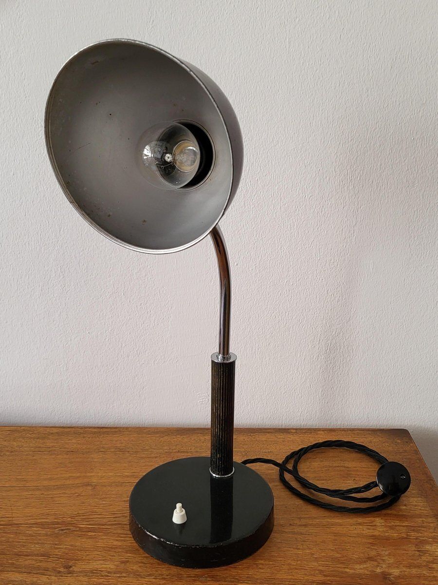 Bauhaus Desk Lamp By Christian Dell For Kaiser Idell, Germany, 1930s photo for sale