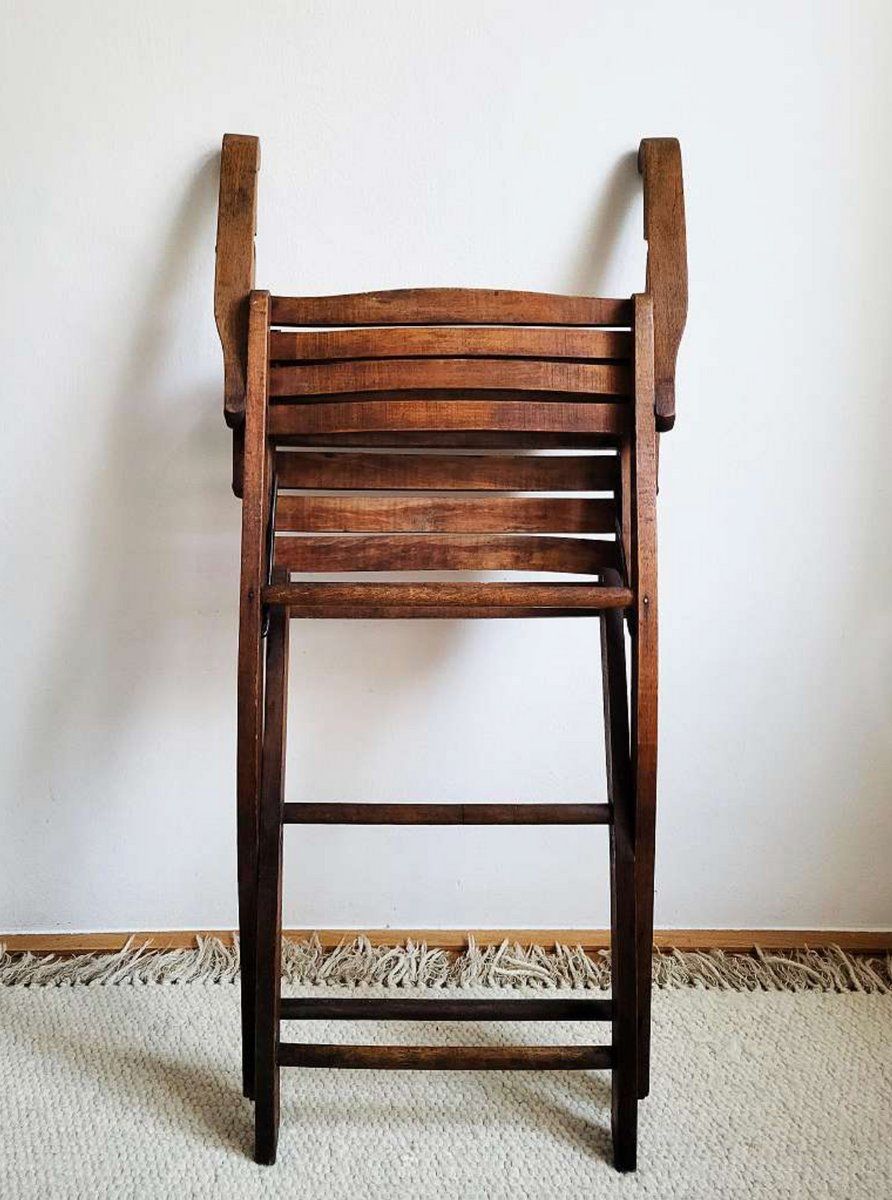 Antique Wooden Folding Chair, 1920s photo buy