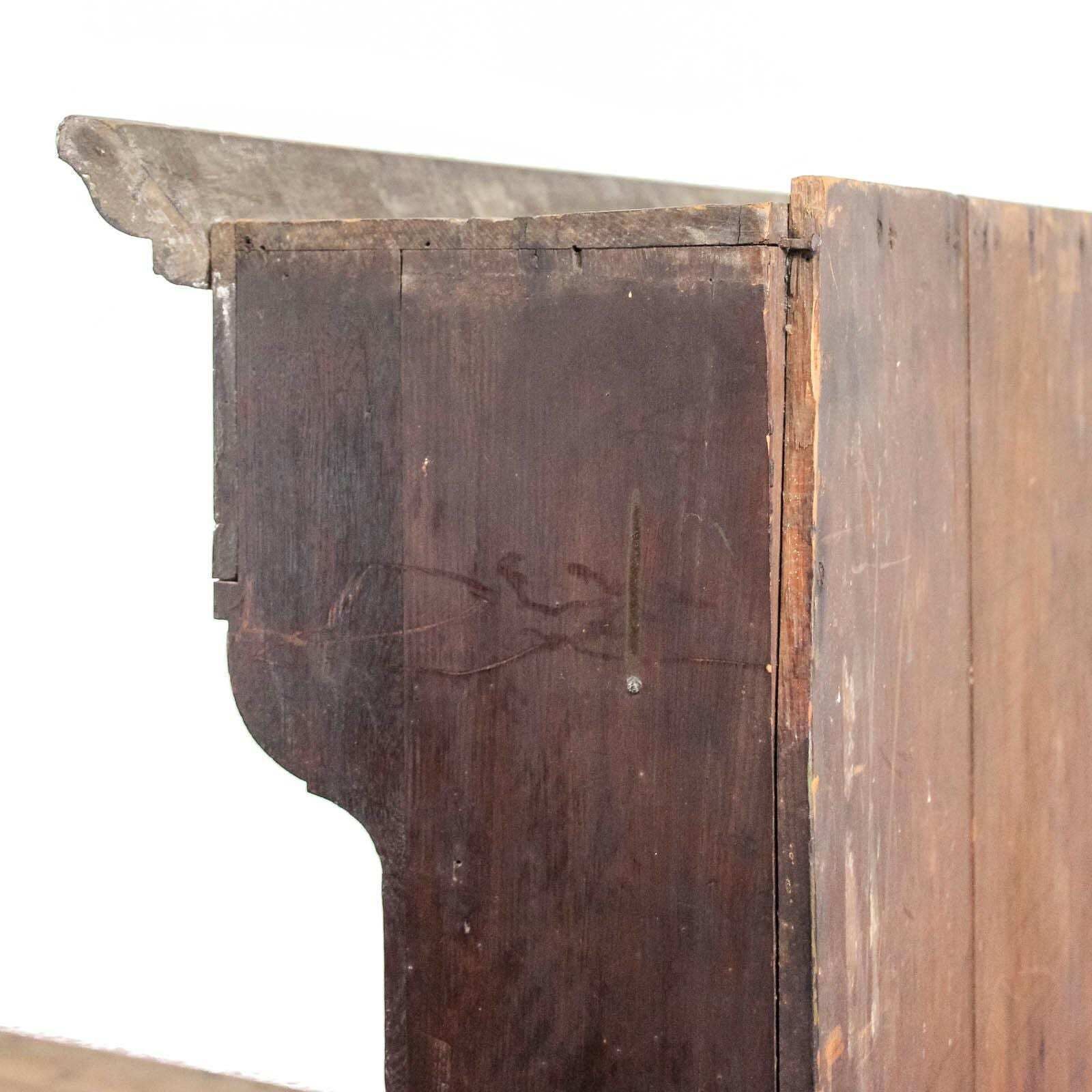 Antique 18th Century Oak Dresser Rack | Antique Plate Rack | Antique Storage | Antique Shelf (M 6340b) photo vintage
