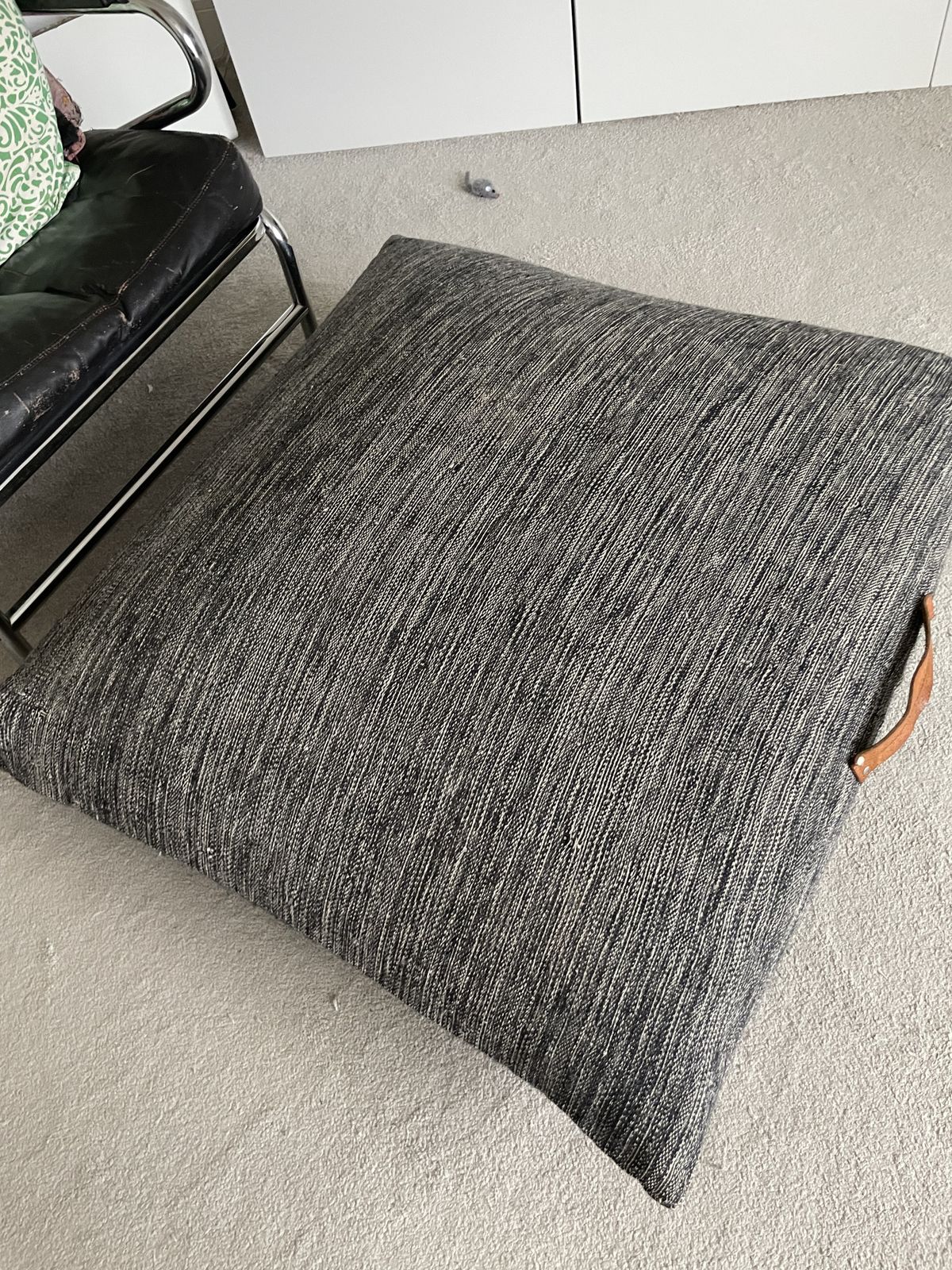 Lena Bergstrom Design House Stockholm Floor  Cushion Large Firm Pouffe Bjork Material 100 % Wool photo furniture
