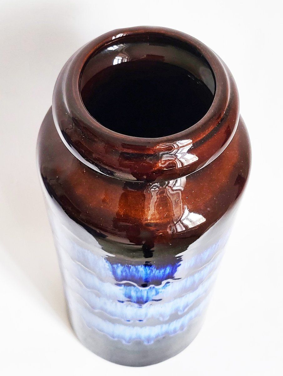 Mid Century Modern German Pottery Vase From Scheurich, 1960s photo furniture