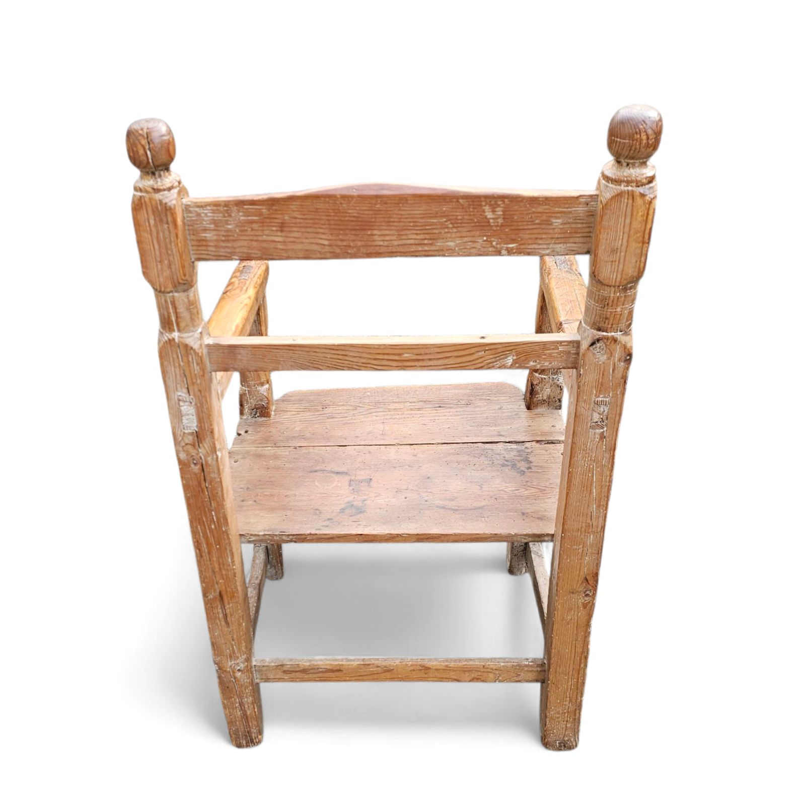 photo for sale Old Spanish Pine Wood Arm Chair