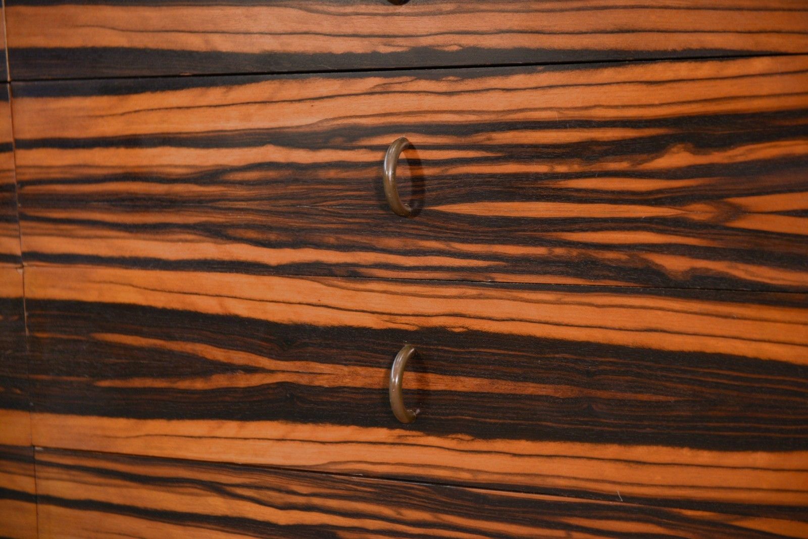Gabon Ebony Design Row 1 Door 12 Drawers 1960's photo vinterior