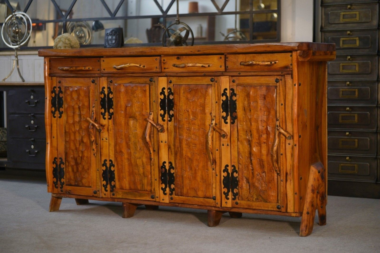 1970's Sculptural Brutalist Buffet