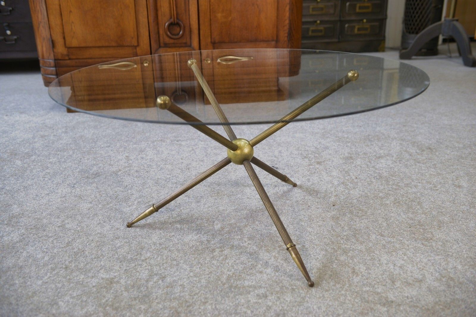 Coffee Table In Taste Of Maison Jansen 1970's