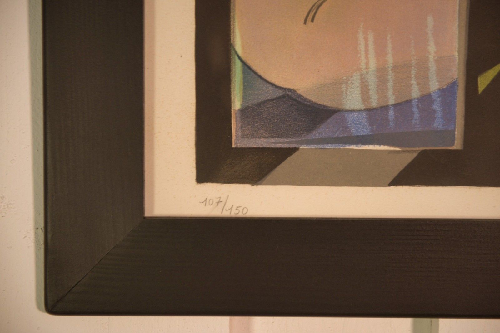 "Three Nudes" Painting/Lithograph By Camille Hilaire, Numbered Artist Proof photo vintage