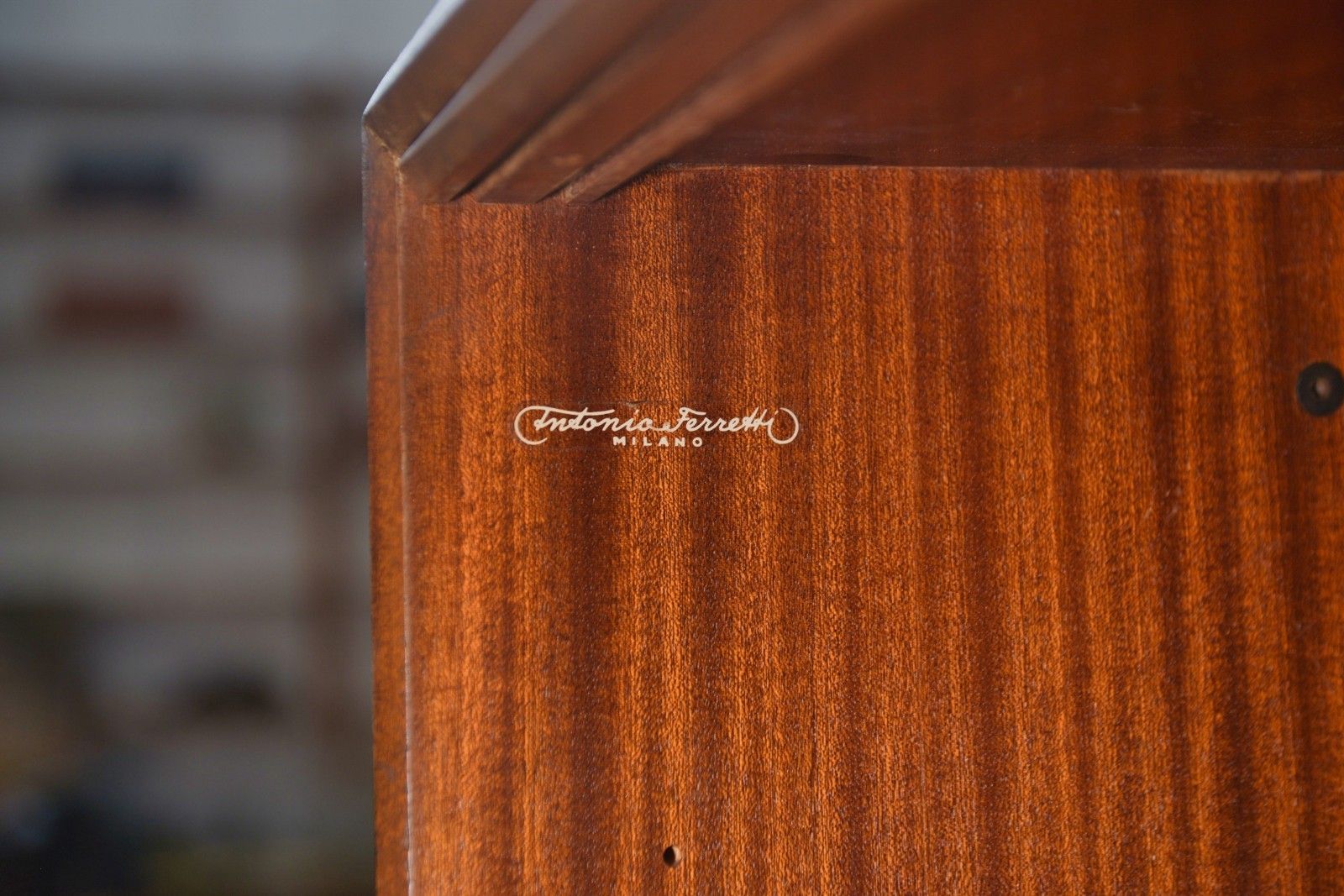 Minimalist Shelf Cabinet By Antonio Ferretti Milano 1960's photo Furniture
