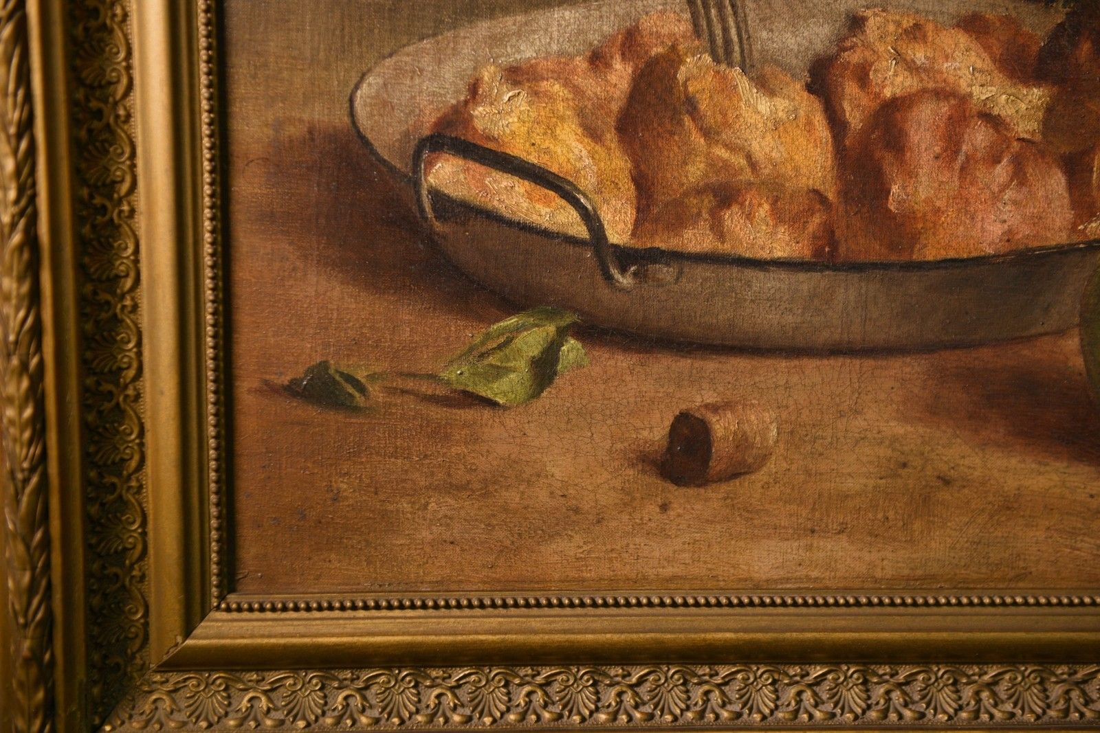 Oil Painting On Canvas Still Life Signed C.Declercq 1893 photo Art