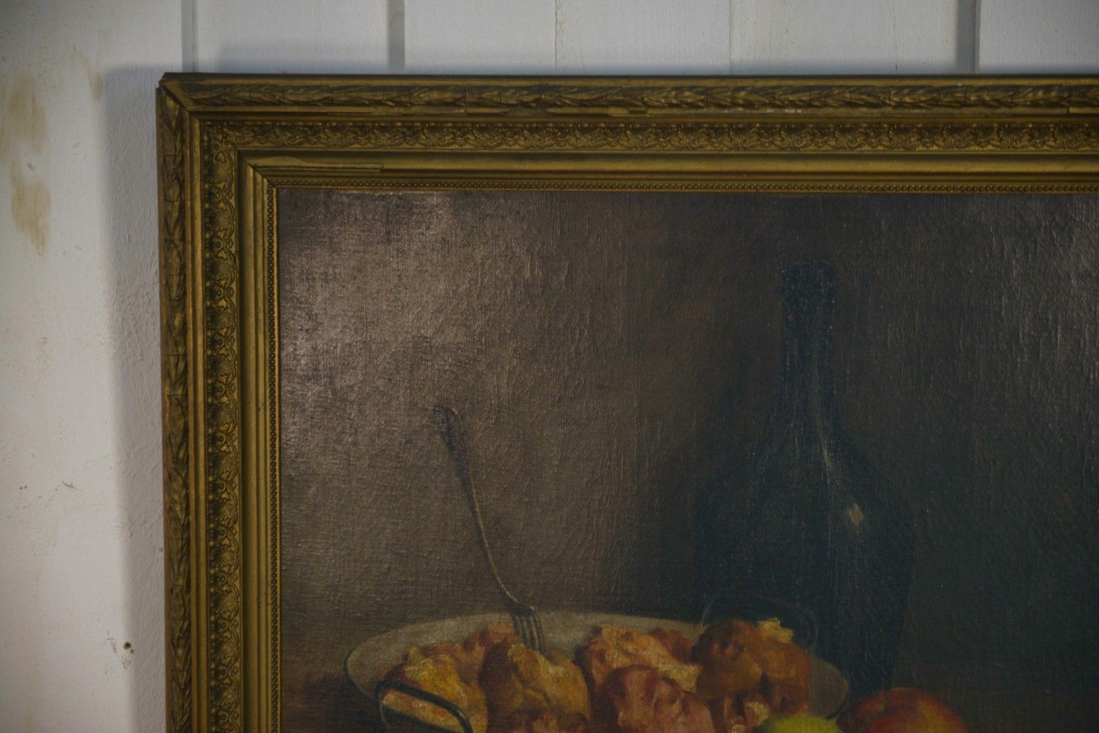 Oil Painting On Canvas Still Life Signed C.Declercq 1893 photo buy