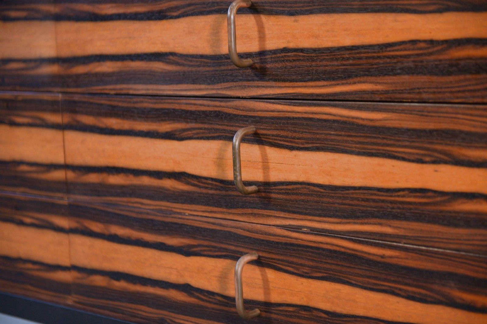 Gabon Ebony Design Chest Of Drawers 8 Drawers 1960's photo buy