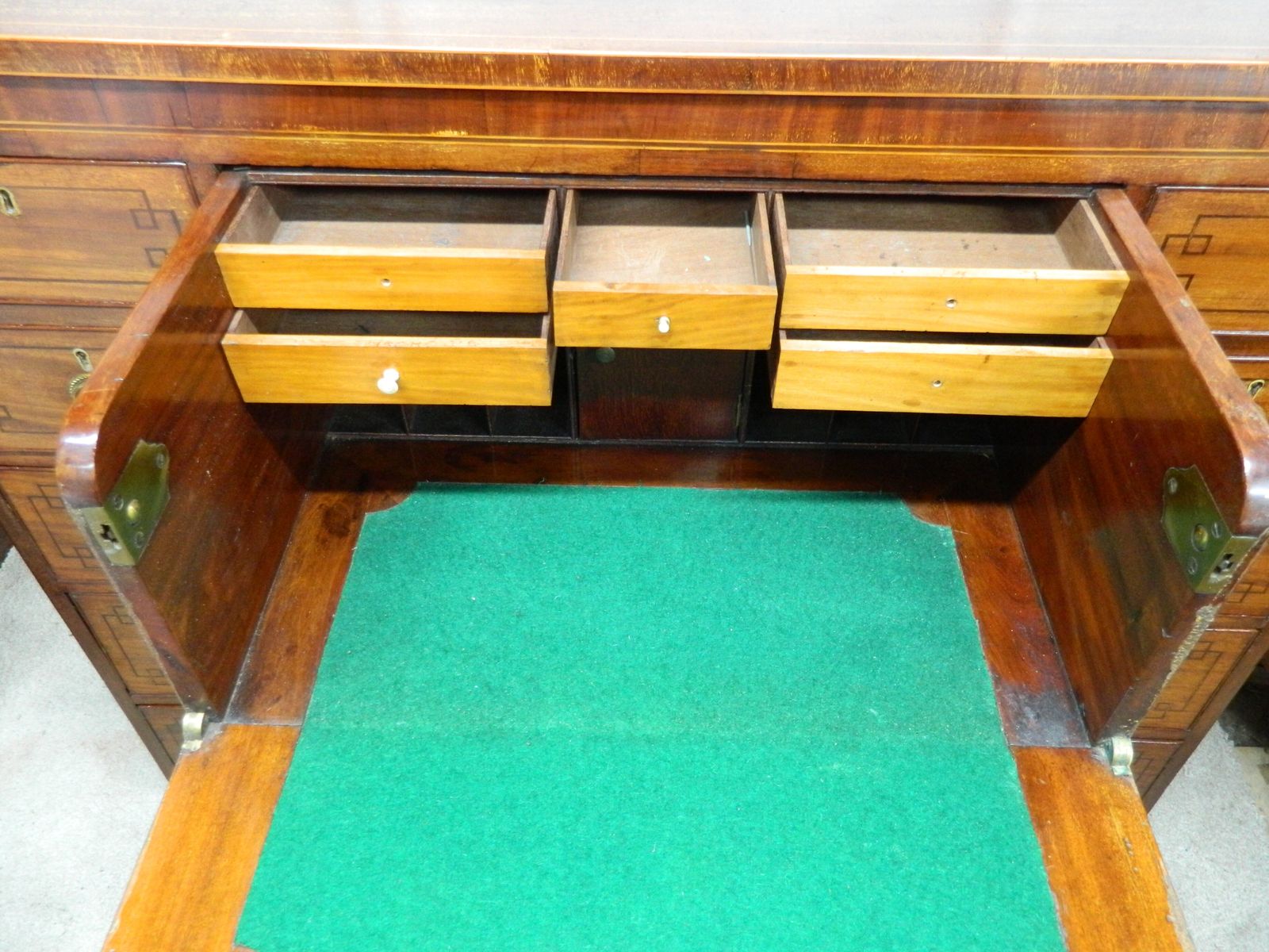 photo vinterior Regency Mahogany Secretaire Chest Of Drawers