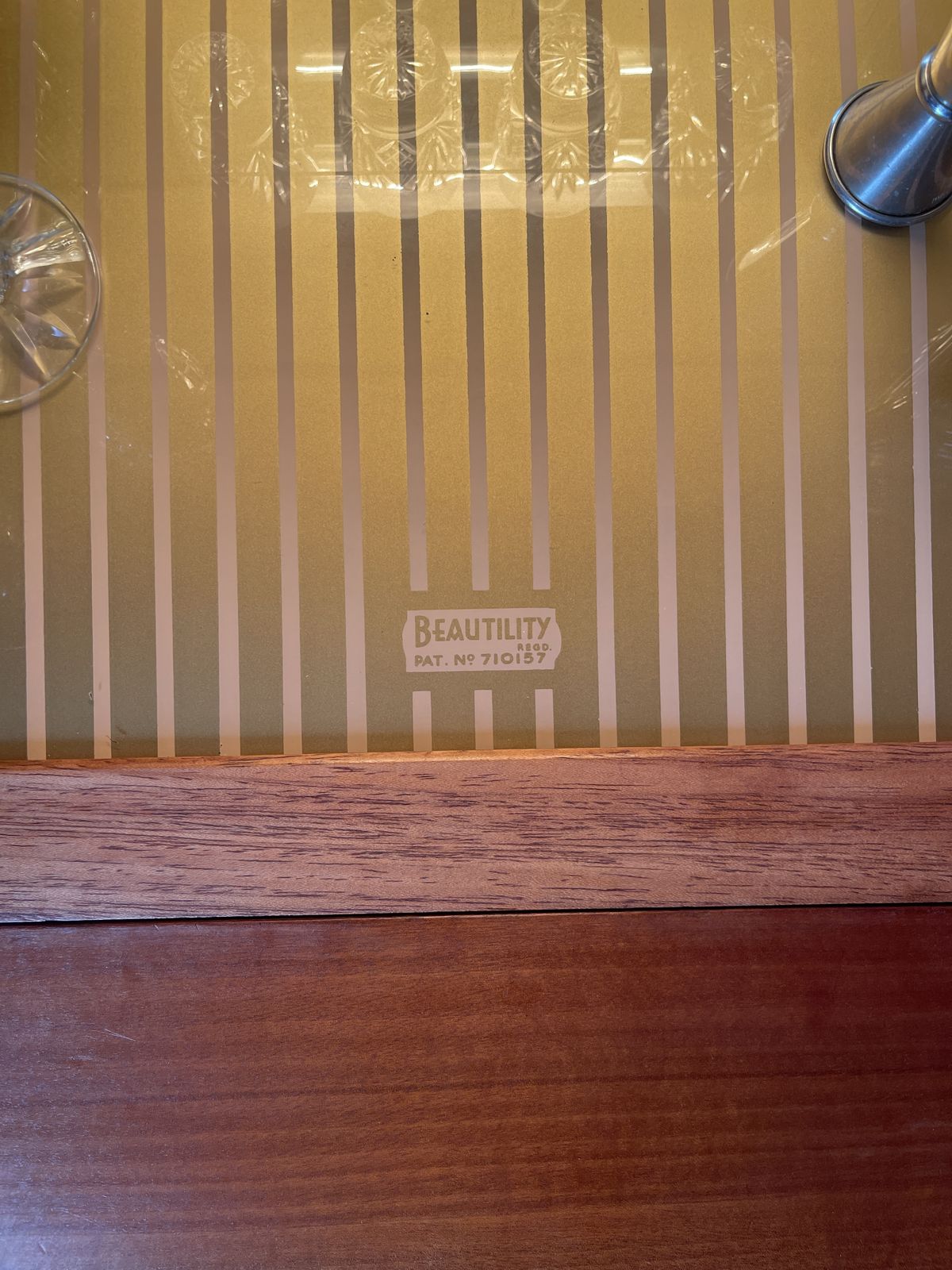photo buy Mid Century Beautility Walnut Burl Cocktail Cabinet
