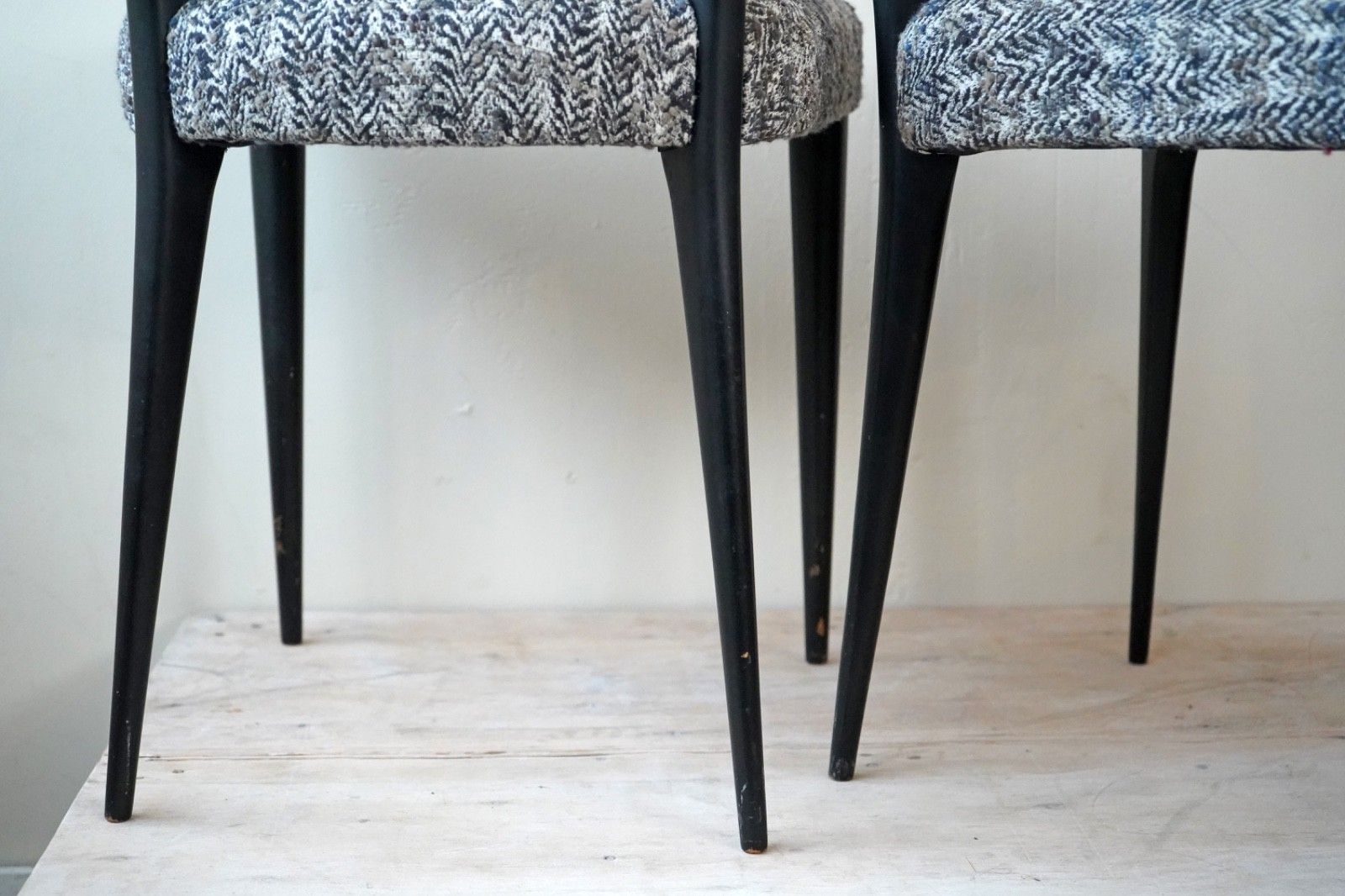 Set Of Six Model "689" High Back Beech Chairs For Ligne Roset, France 1960s photo buy