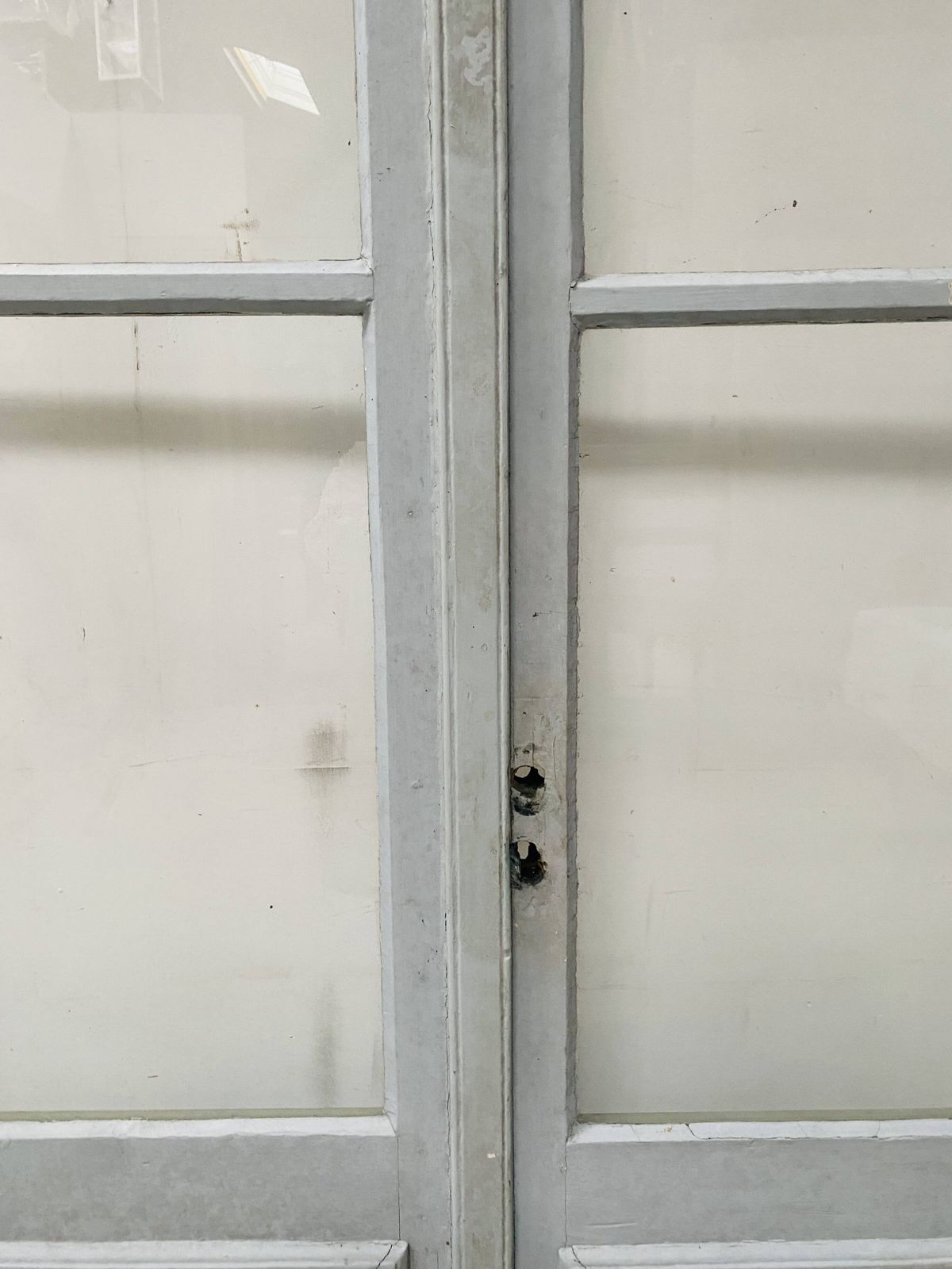 Double Passage Doors In Patinated Wood, 19th Century photo for sale