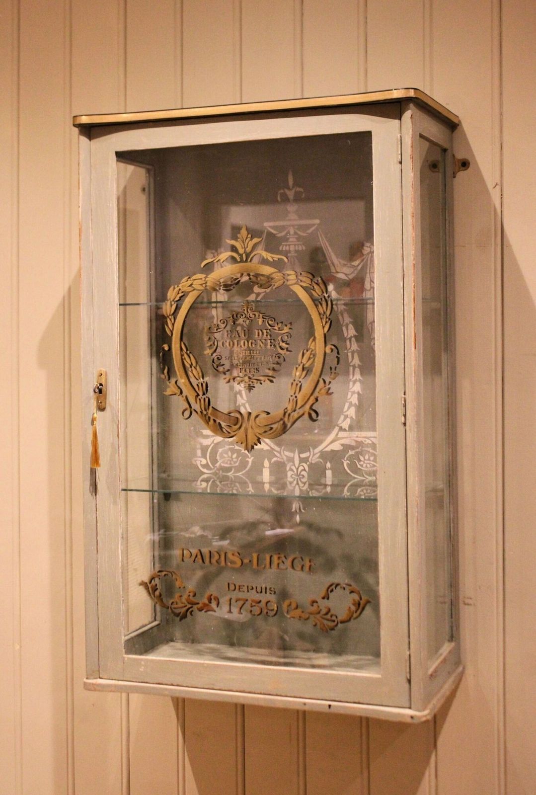 French Sign Written Wall Cabinet photo furniture