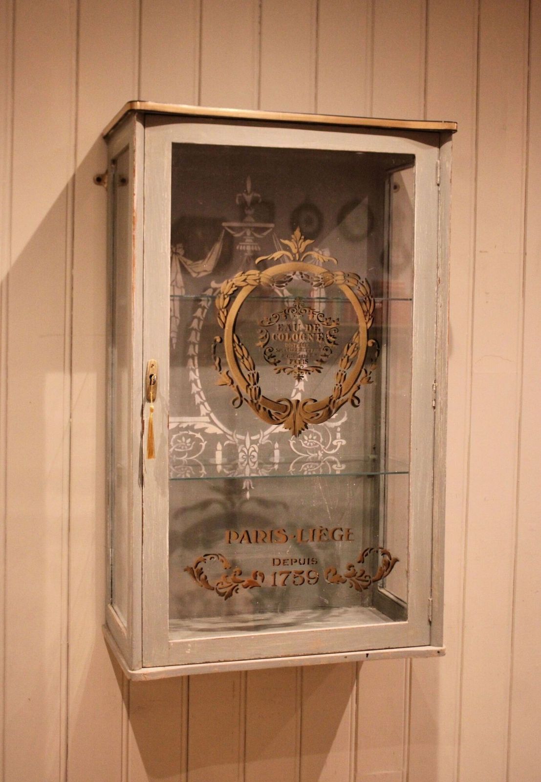 Art French Sign Written Wall Cabinet photo