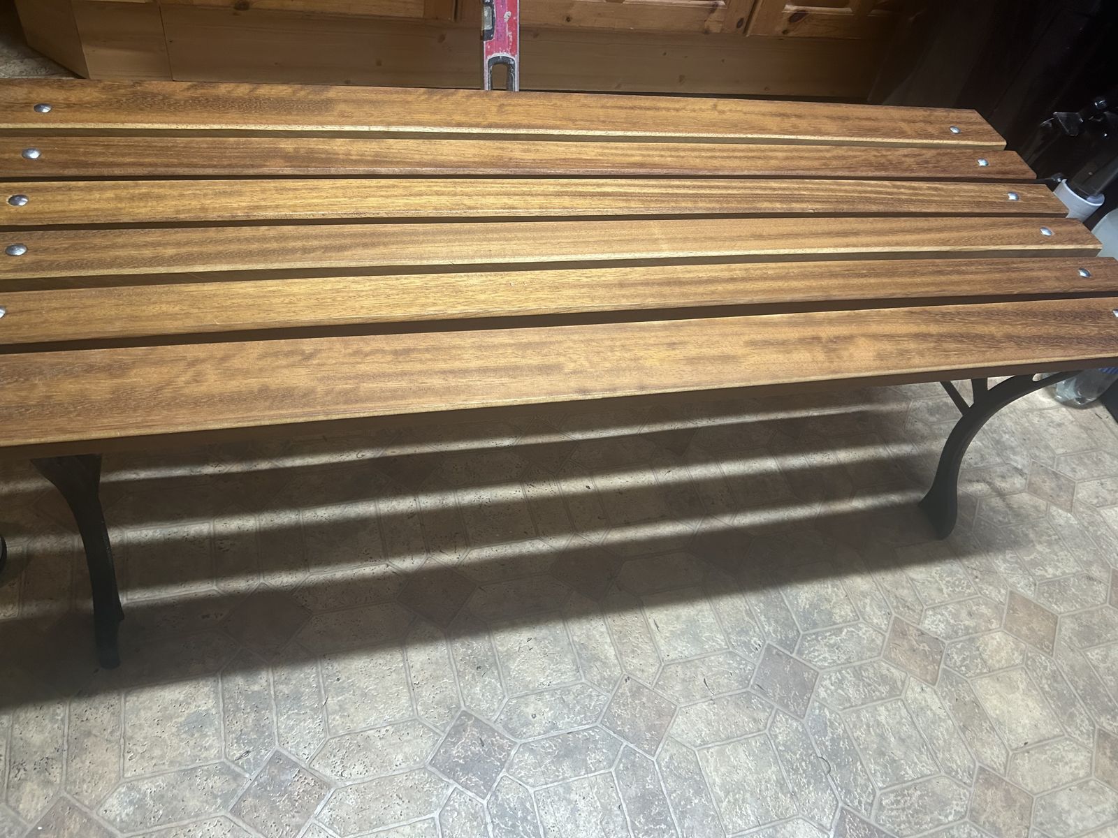 Bespoke Iroku Wood Table photo Garden Furniture