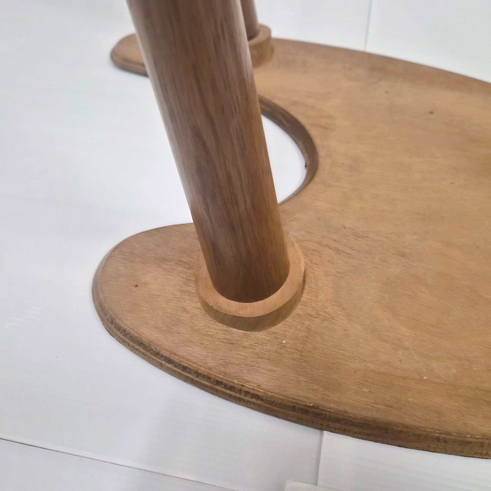 Vintage 1950s Imitation Snakeskin Tripod Side Coffee Table 50s 1950s photo 390.0