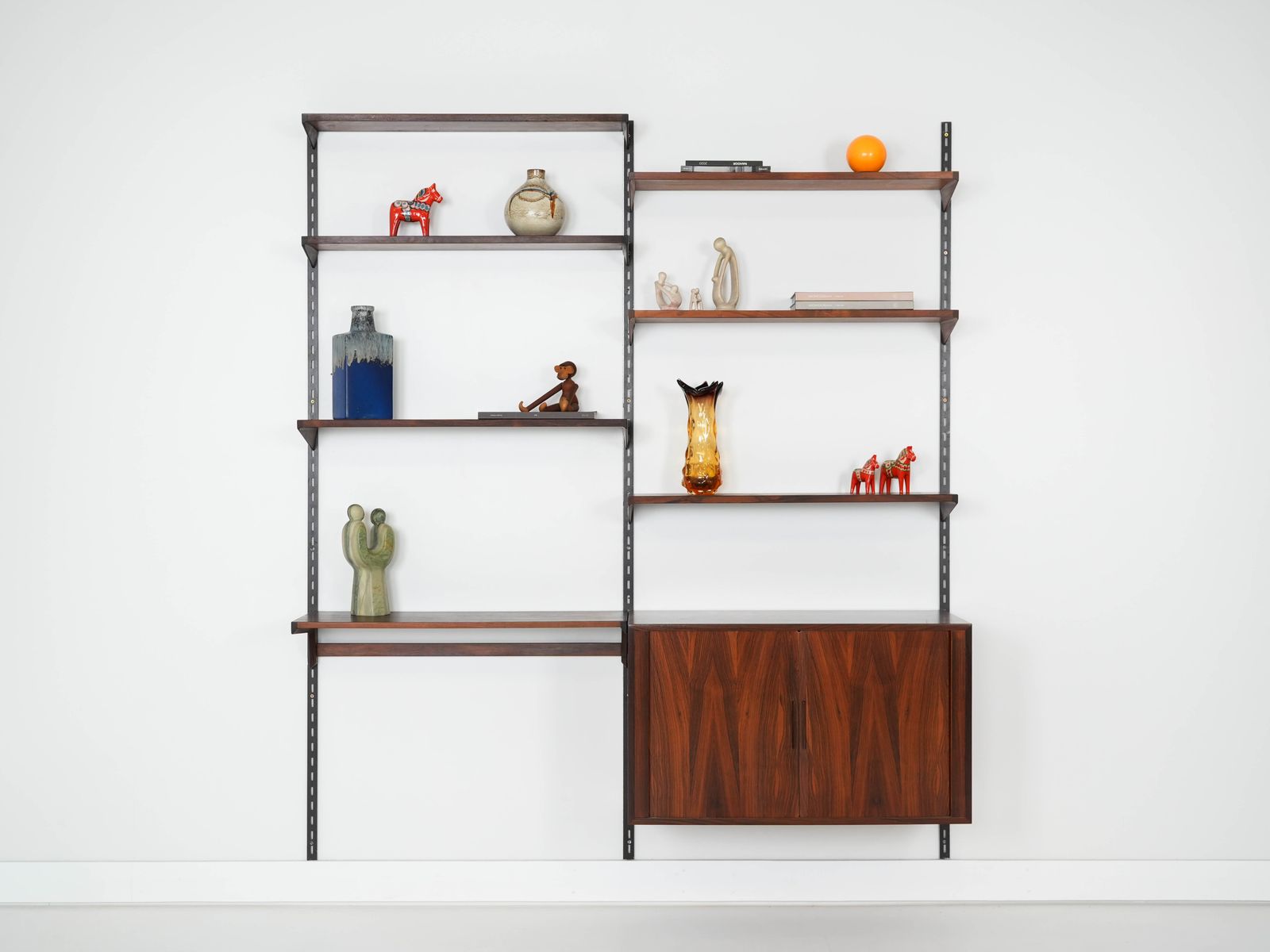 Vintage Wandkast, Deens Design, Ca. Jaren 1960, Ontwerper: Kai Kristiansen, Fabrikant: Fm Møbler photo furniture