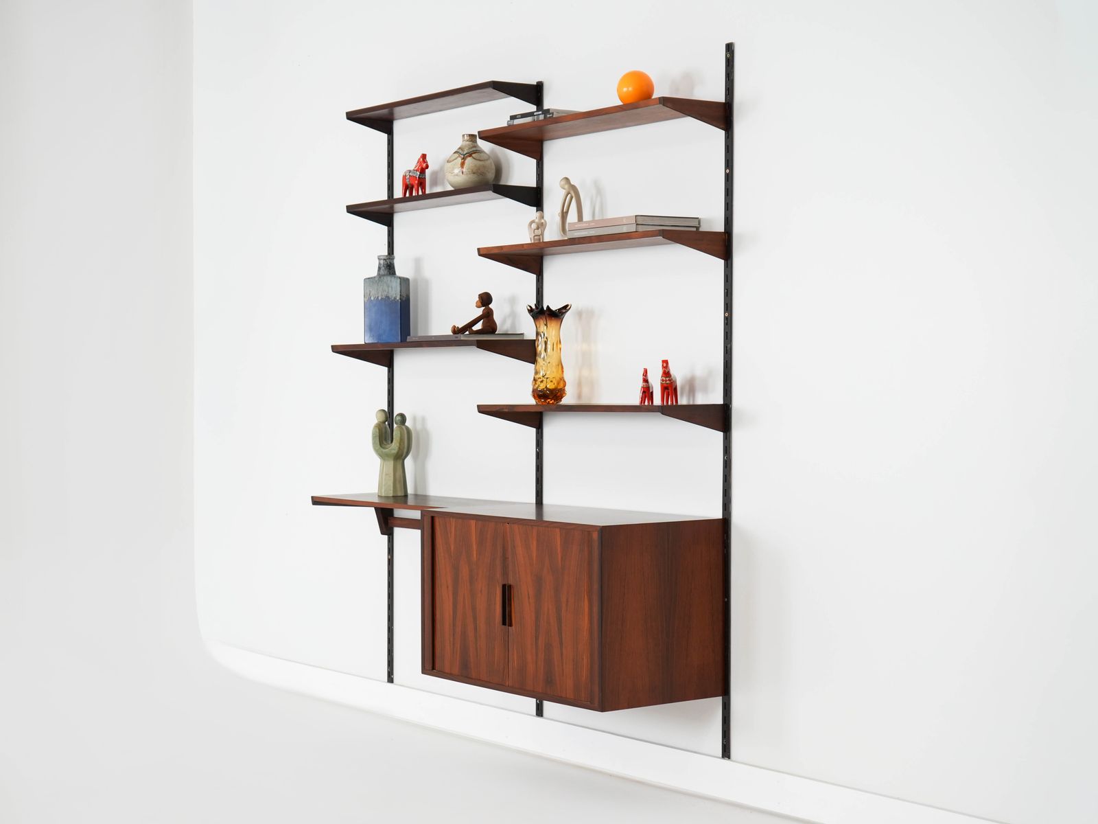 Vintage Wandkast, Deens Design, Ca. Jaren 1960, Ontwerper: Kai Kristiansen, Fabrikant: Fm Møbler photo 2149.0