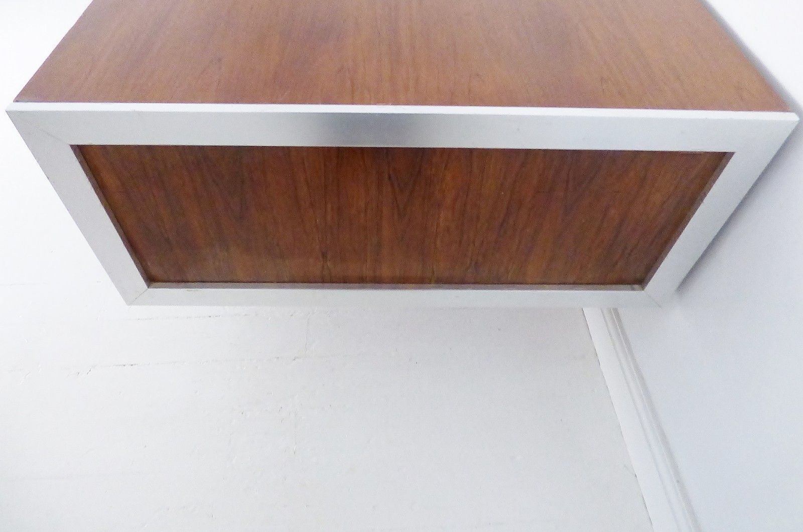 Stunning Vintage Miller Design Associates Rosewood & Chrome Desk 1970's photo vintage