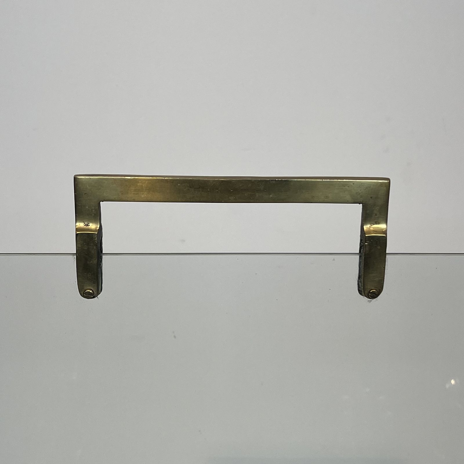 Glass And Brass Fireguard, 1970s photo vinterior