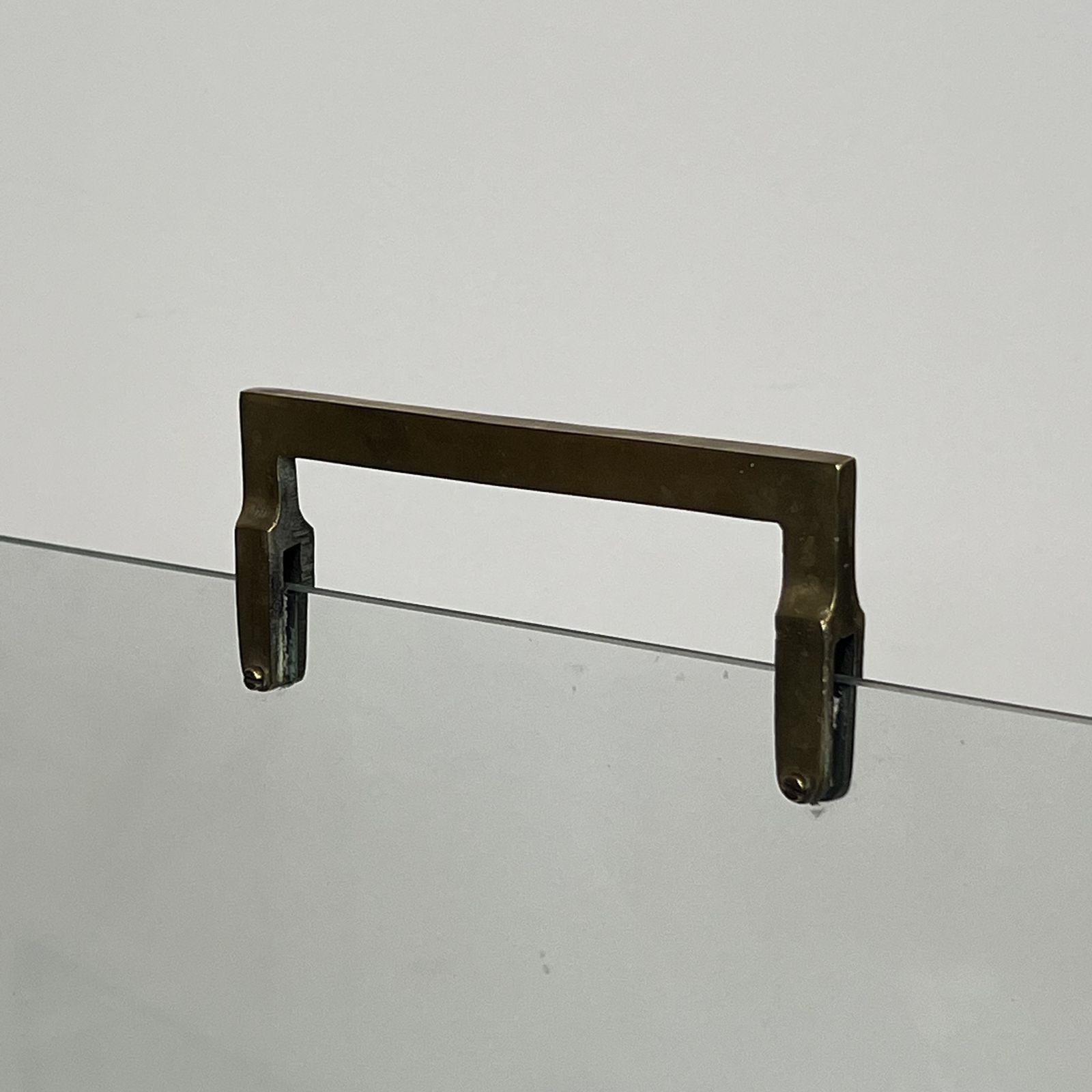 Glass And Brass Fireguard, 1970s photo buy