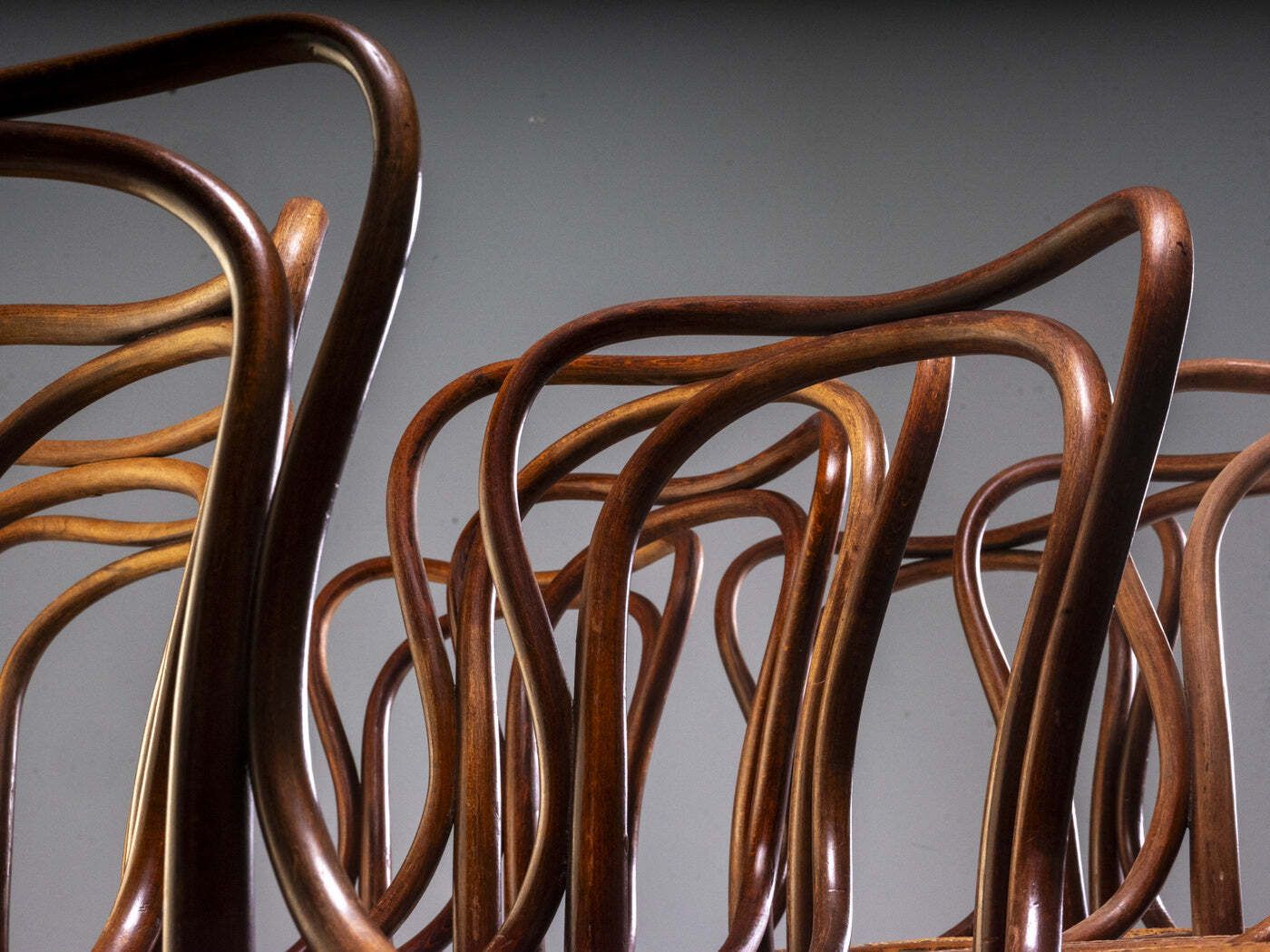 photo furniture Set Of 12 Chairs, J. & J. Kohn, 1900s–1930s, Austria