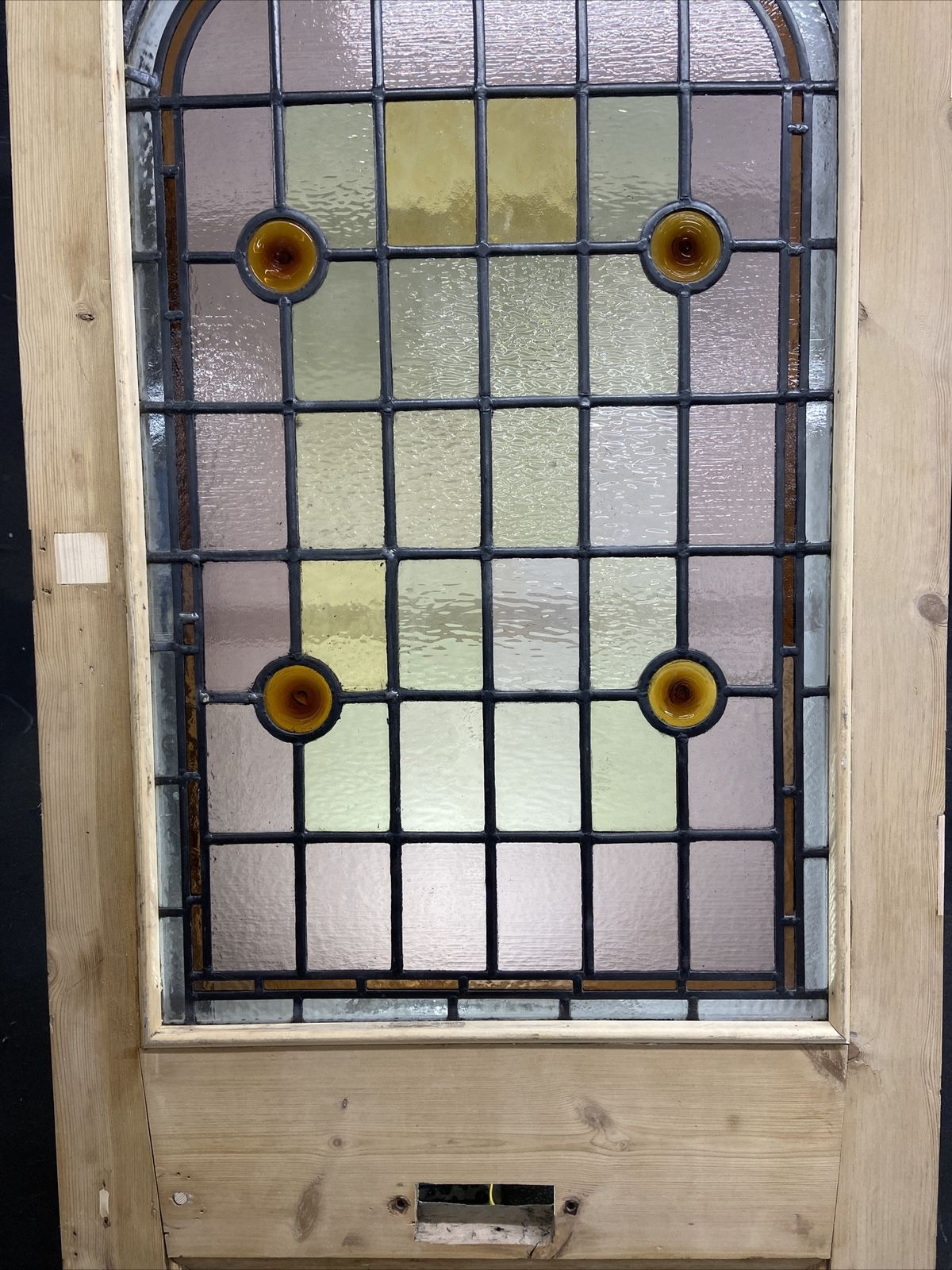 photo furniture Victorian Edwardian Front Door Period Stained Glass Old Reclaimed Antique Wood